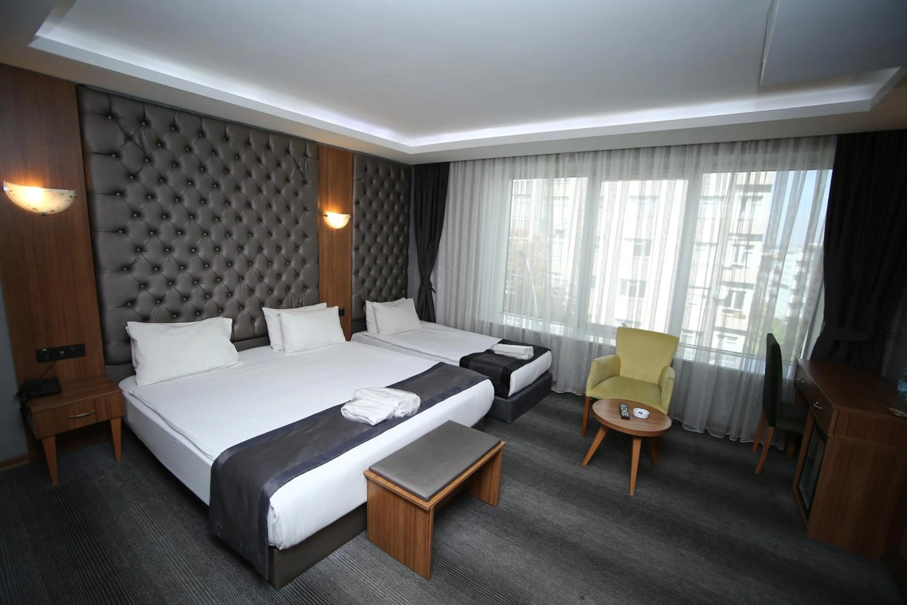 Bed in Grand Silay Hotel