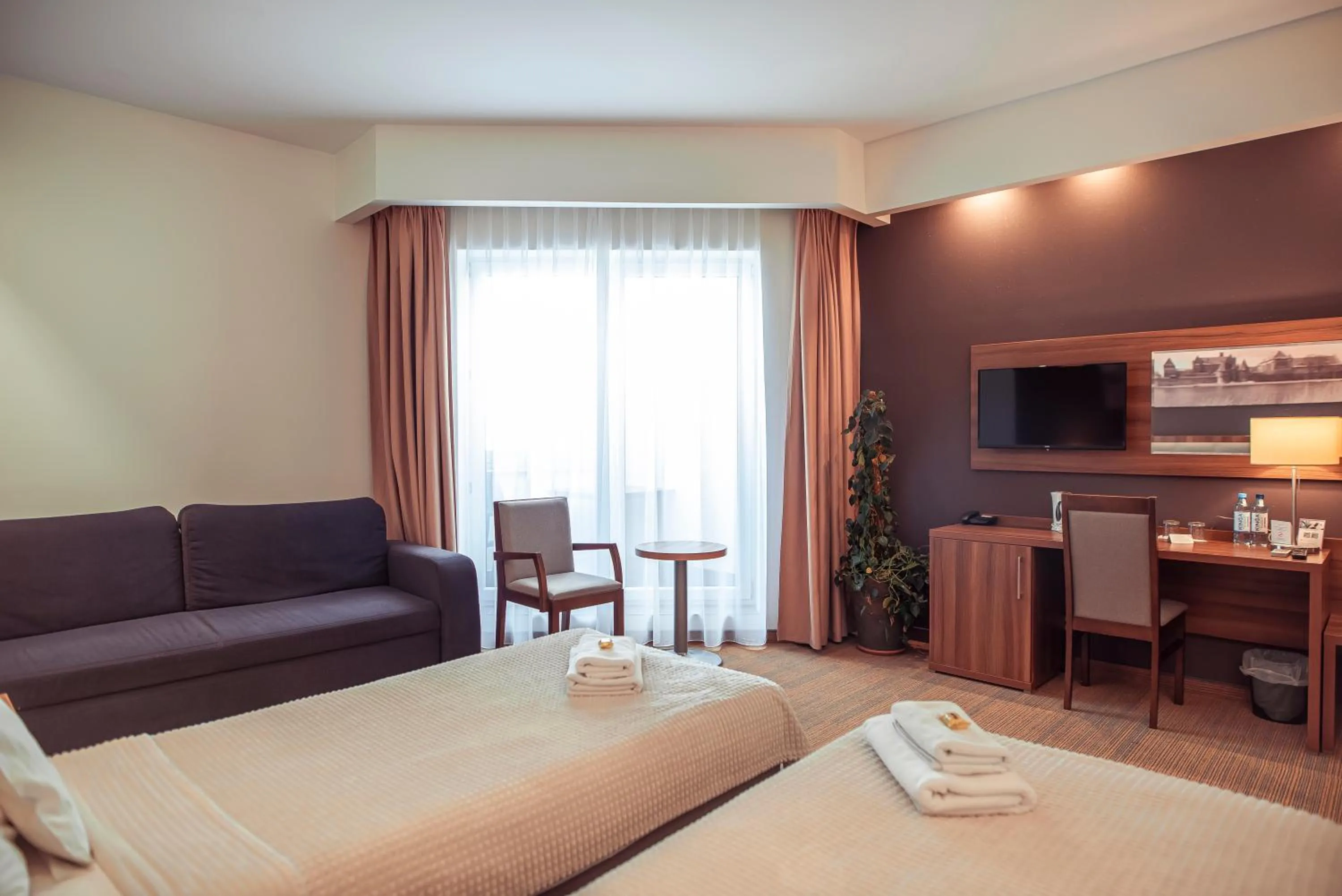 Bed in Hotel Centrum Malbork