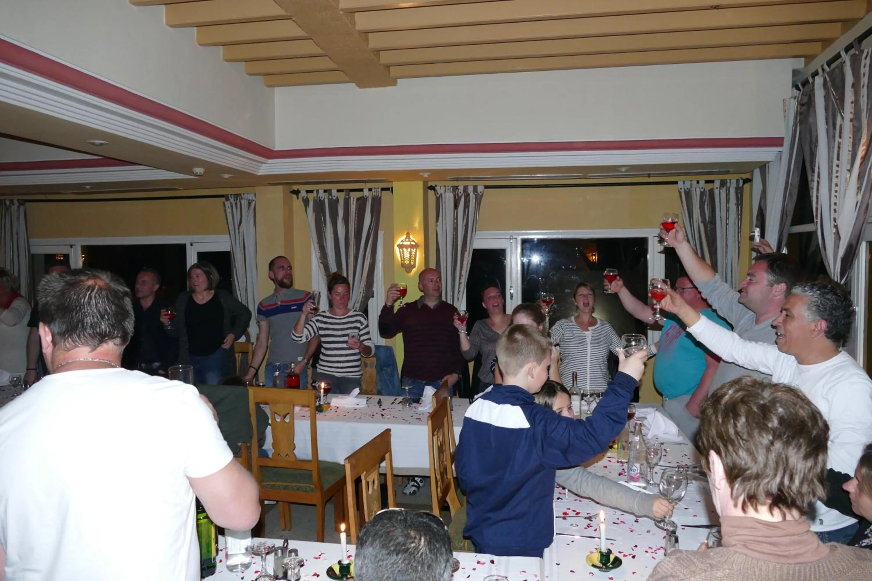 group of guests in Hôtel LES MIMOSAS TABARKA