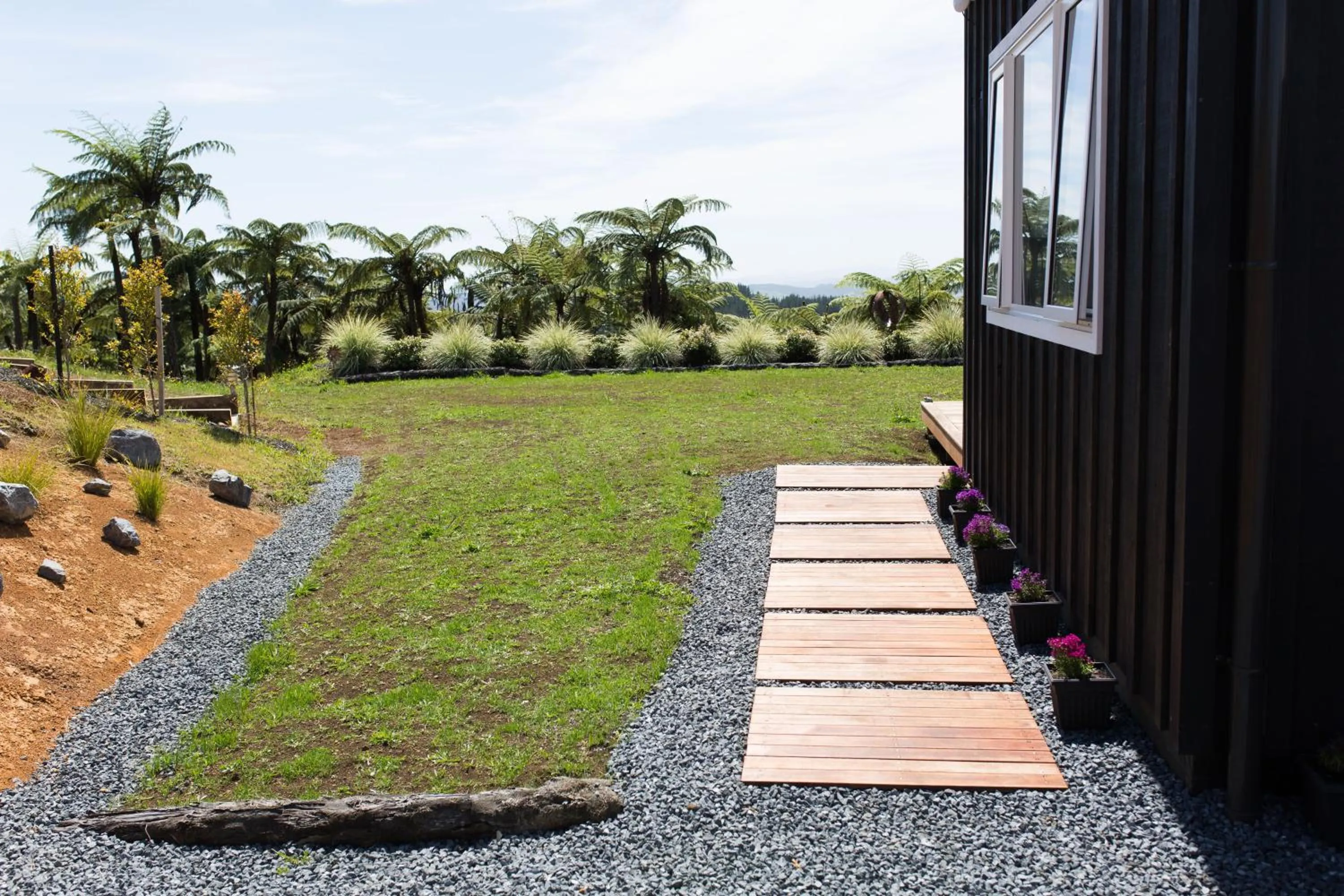 Garden in Skylark Lodge