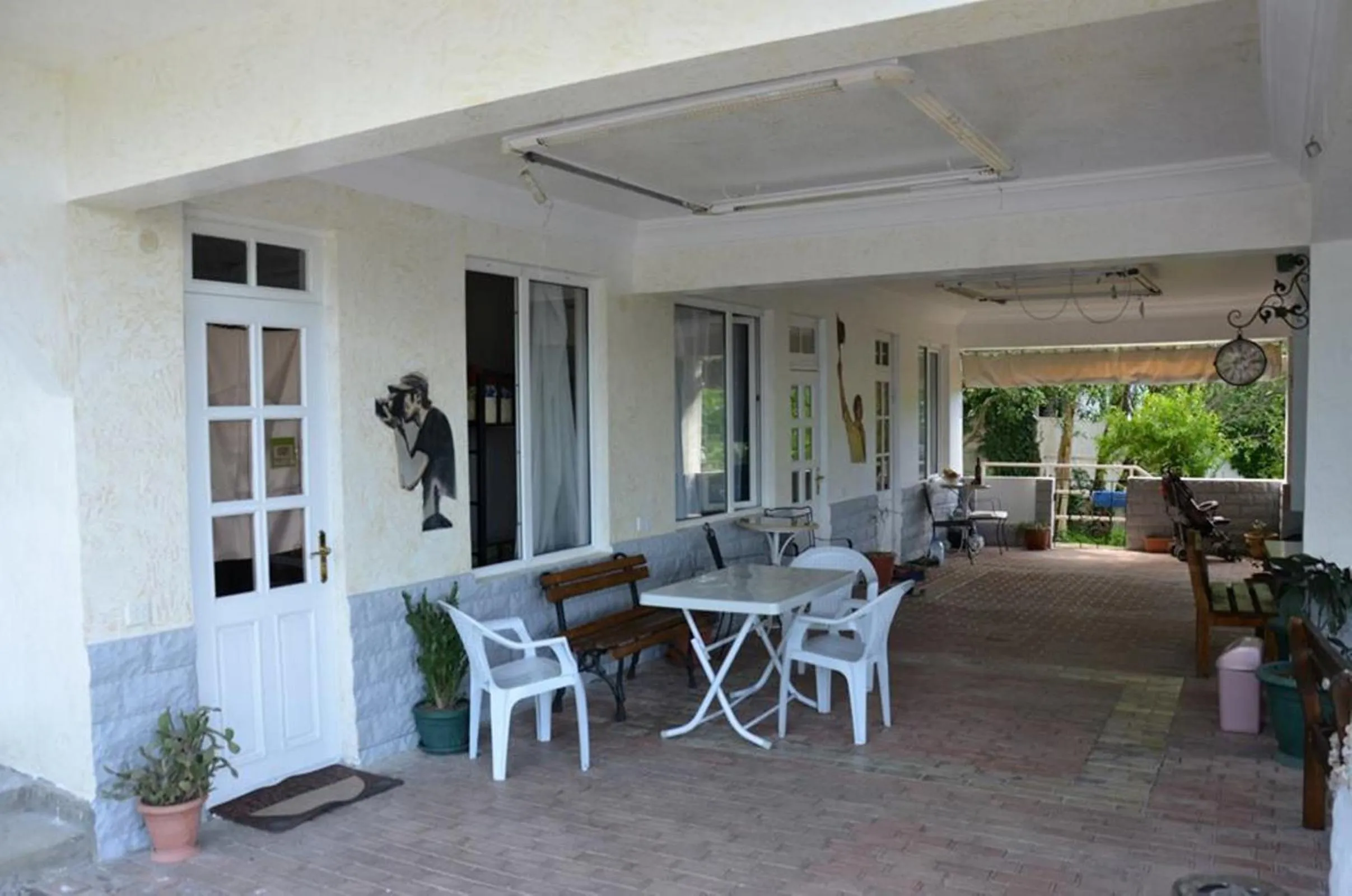 Patio in TJ Guest House