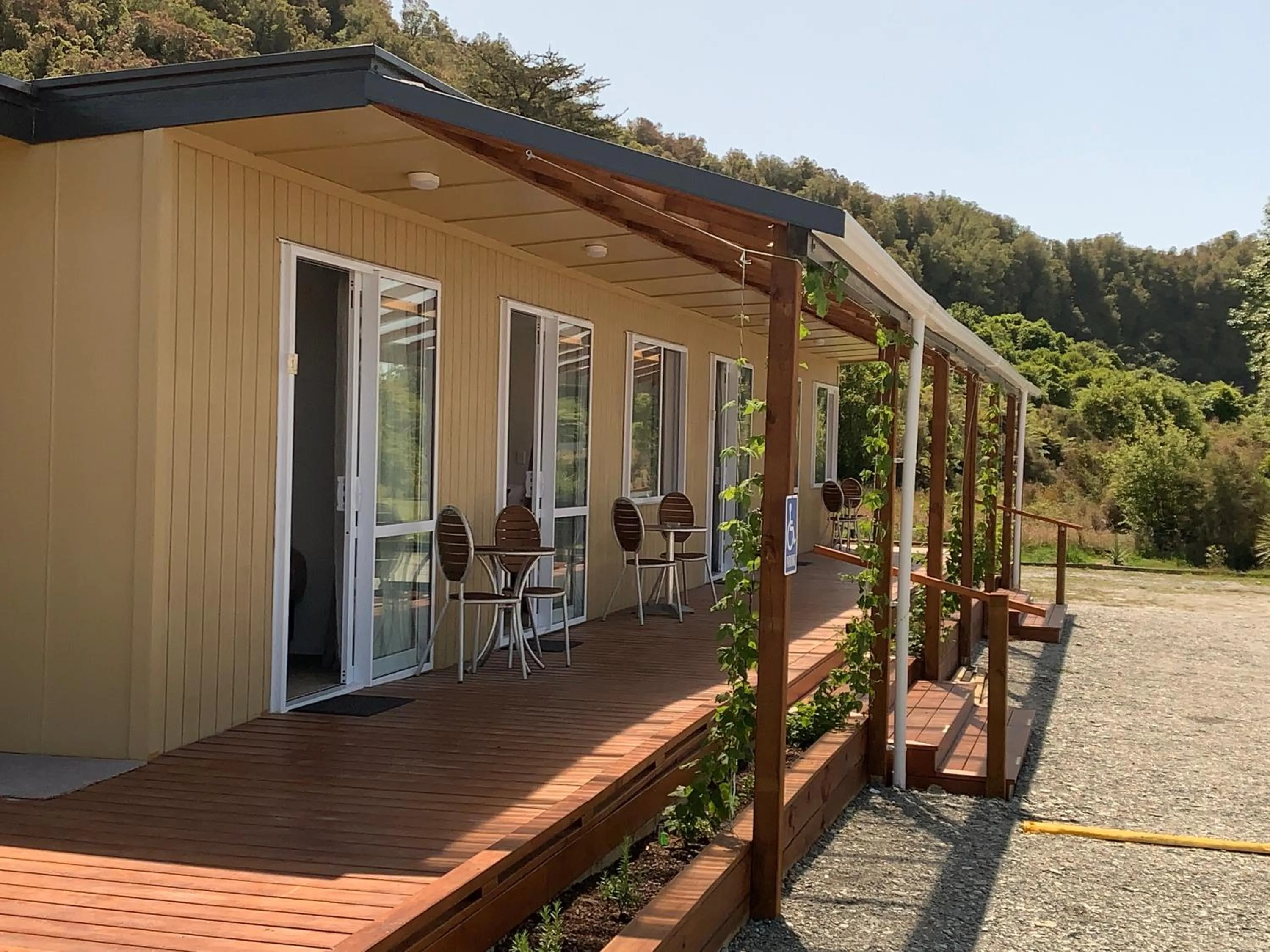 Patio in Woodstock Hotel