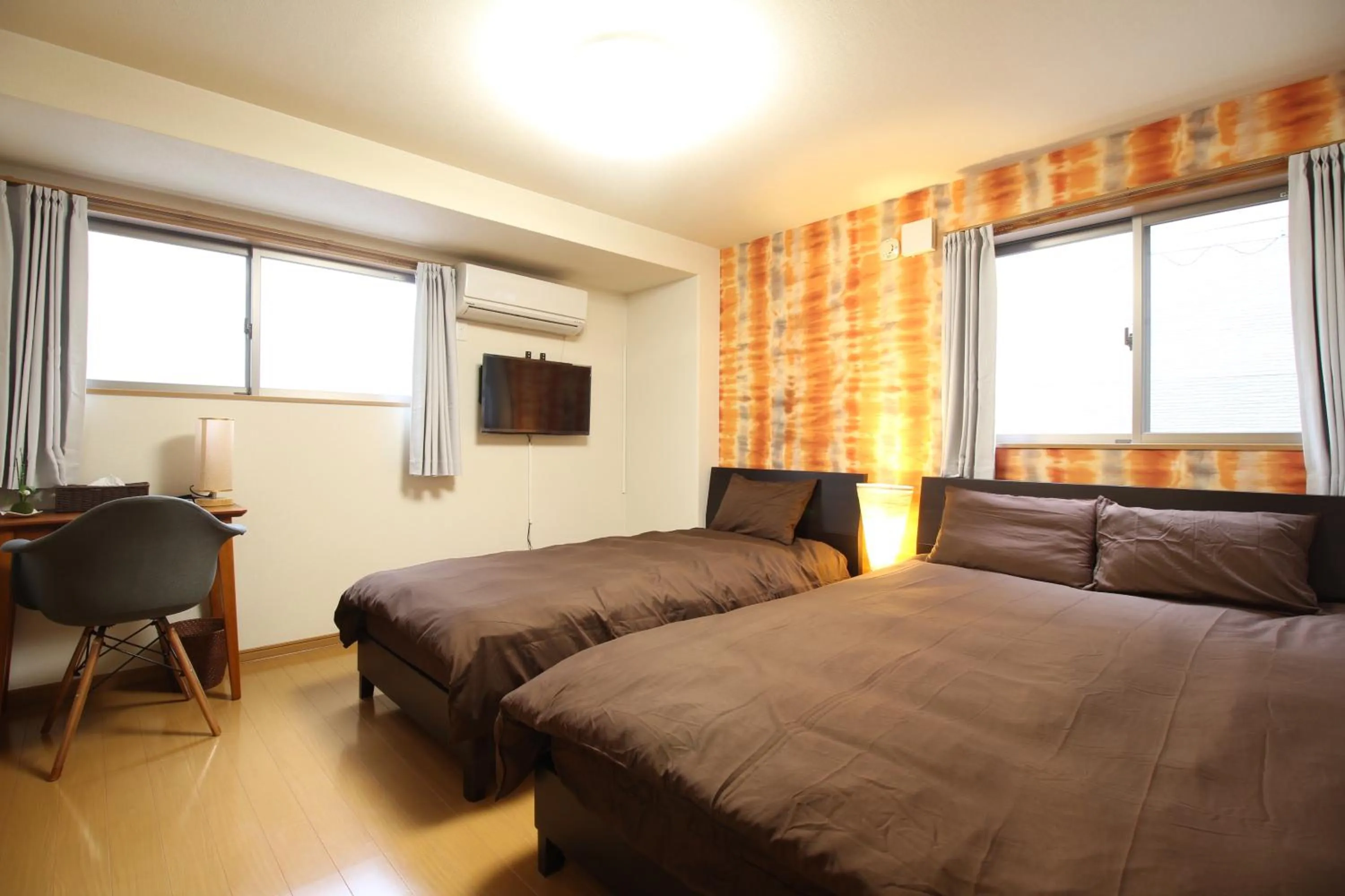 Bed in LiB PLUS VILLA Mibu