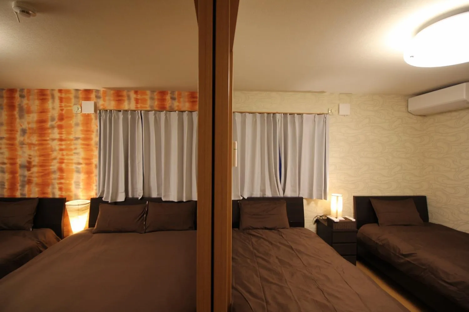 Bed in LiB PLUS VILLA Mibu