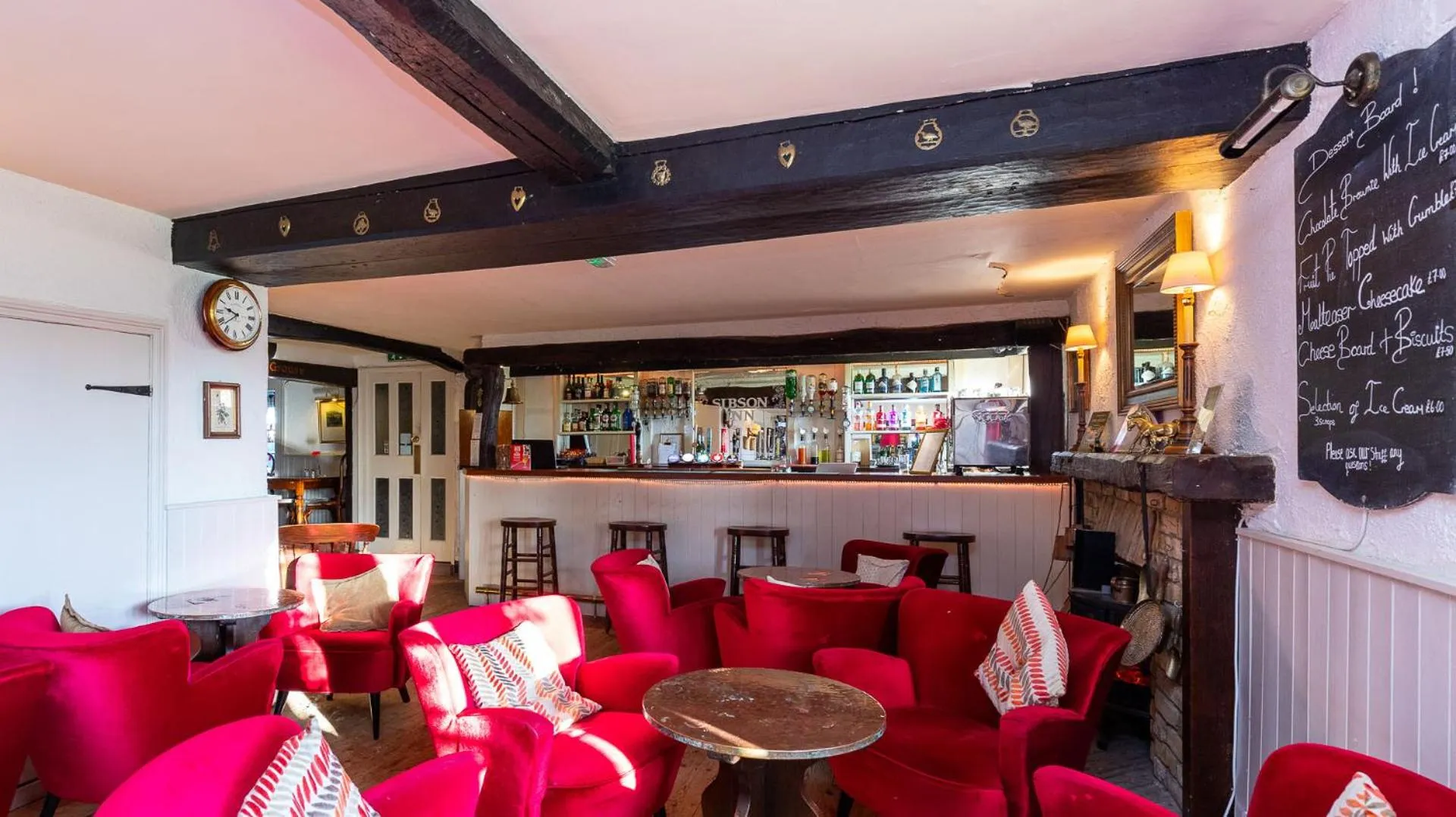 Lounge or bar in The Sibson Inn Hotel