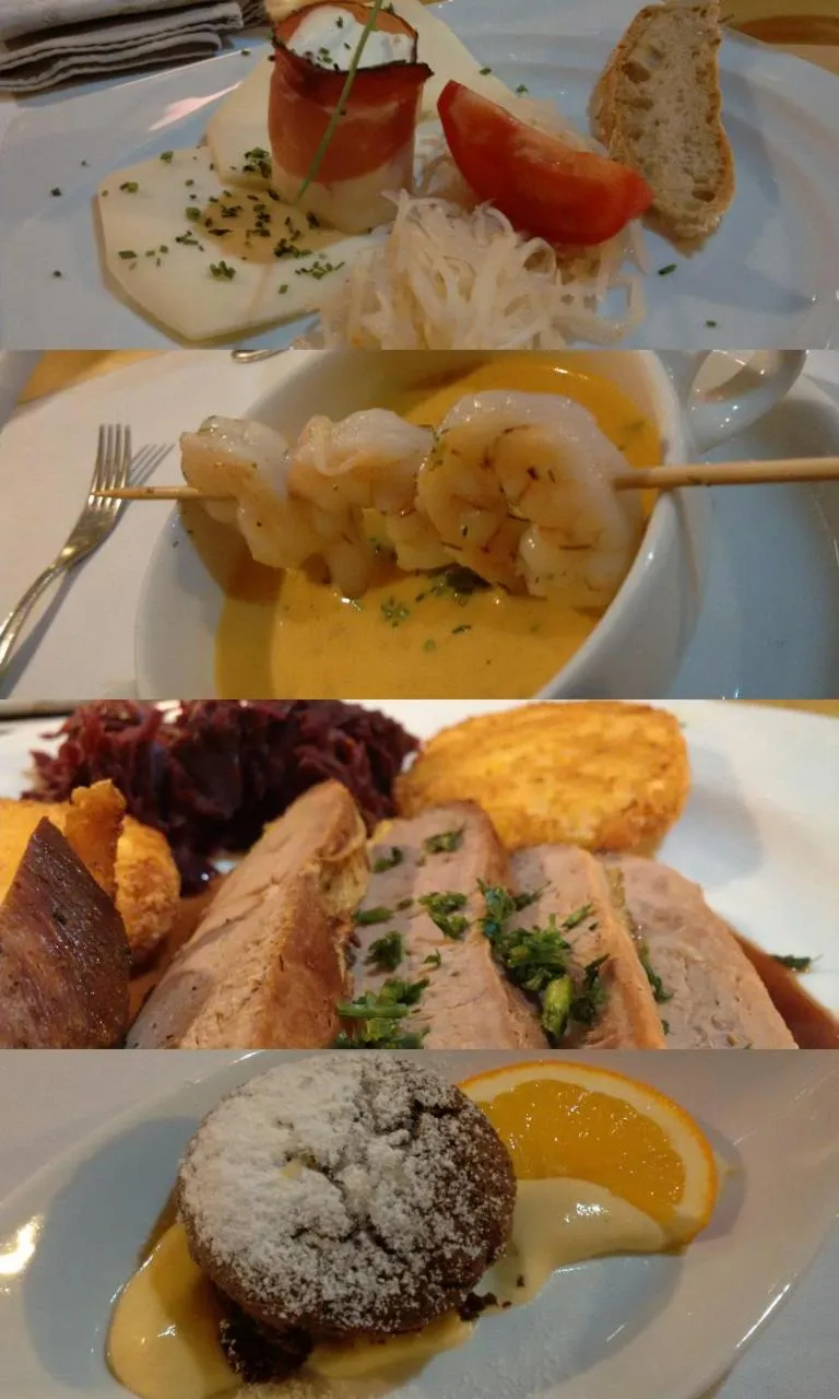 Food close-up in Hotel Edelweiss