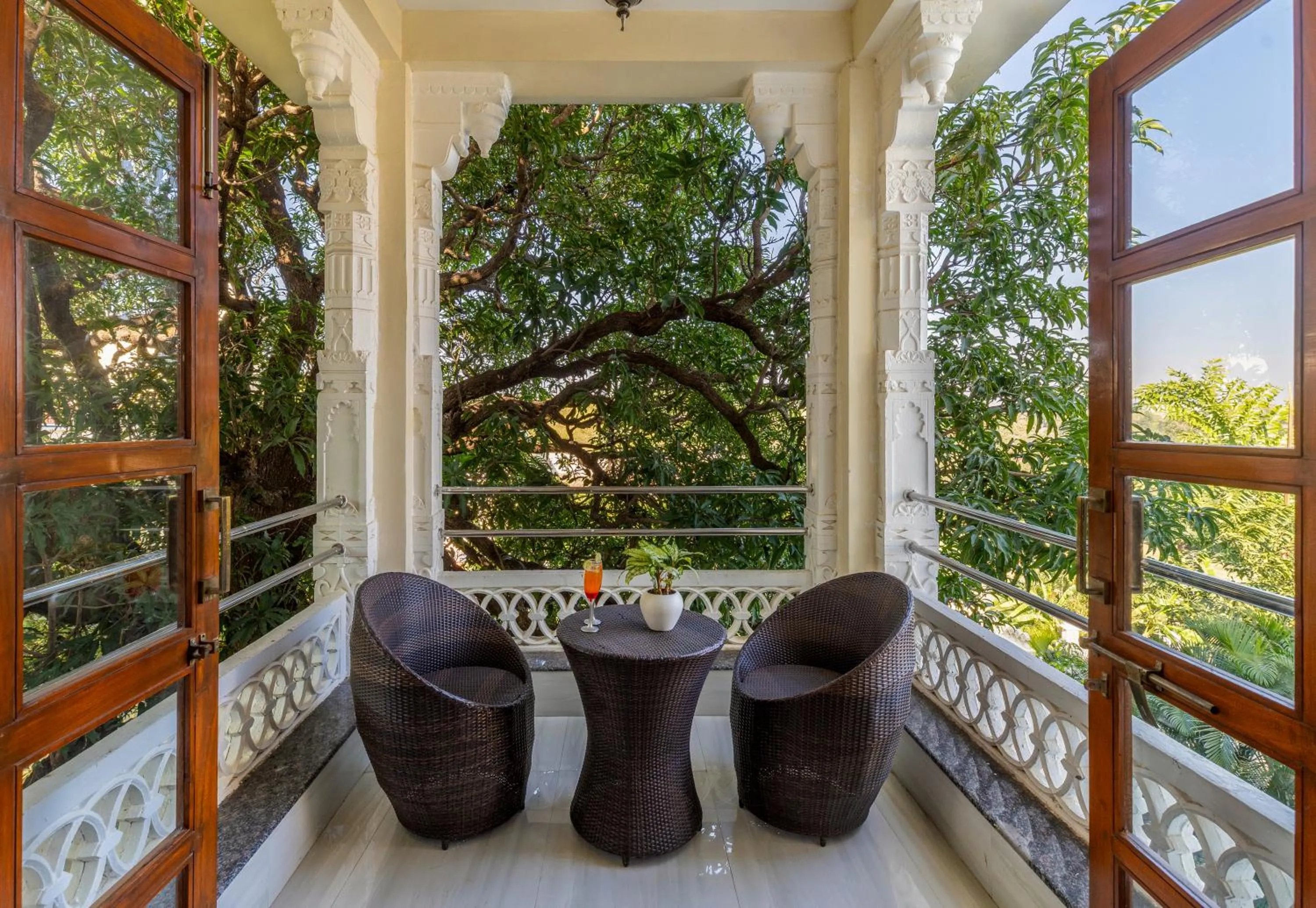 Balcony/Terrace in The Everest Hill Resort & Spa-Kumbhalgarh