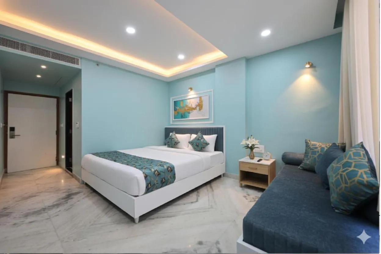 Bedroom, Bed in The Everest Hill Resort & Spa-Kumbhalgarh