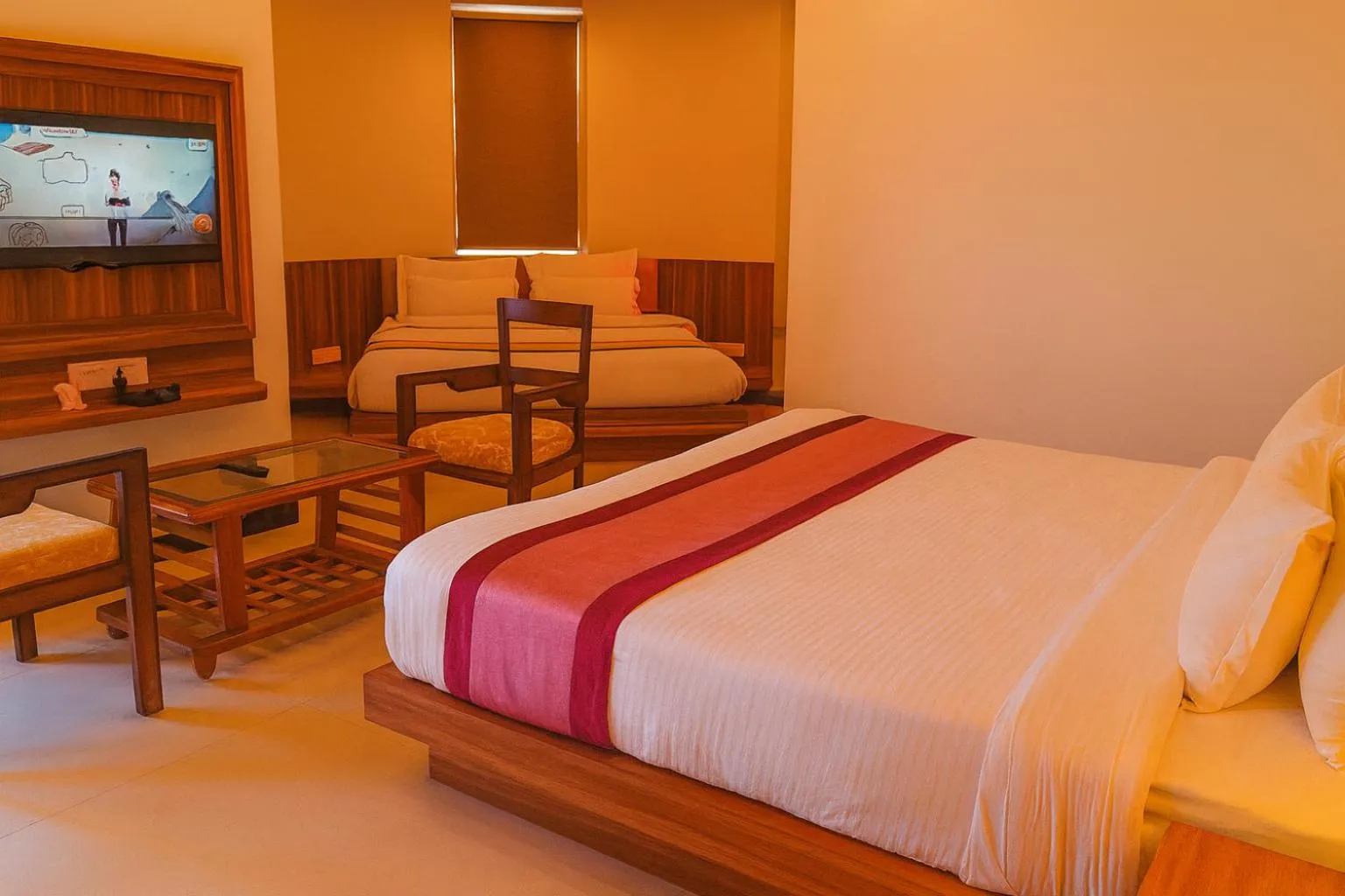 TV and multimedia, Bed in The Everest Hill Resort & Spa-Kumbhalgarh