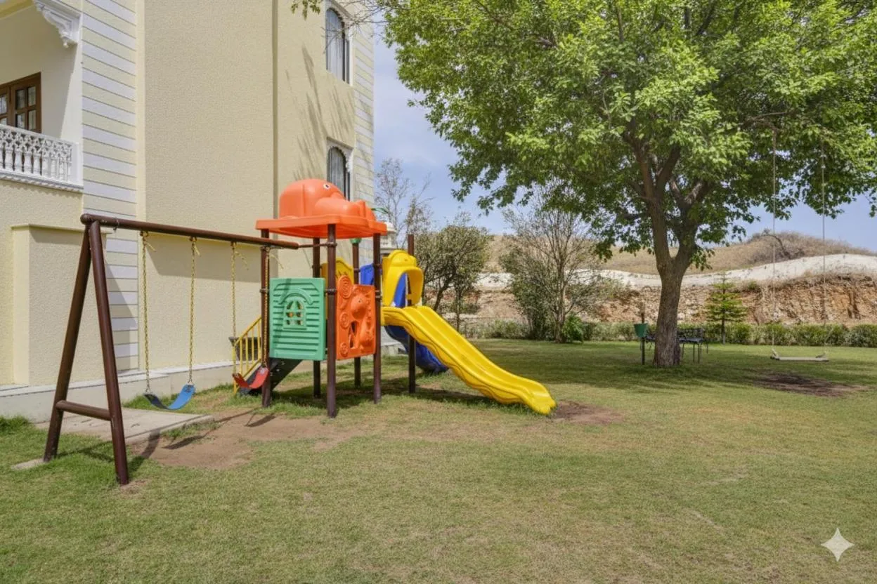 Children play ground in The Everest Hill Resort & Spa-Kumbhalgarh