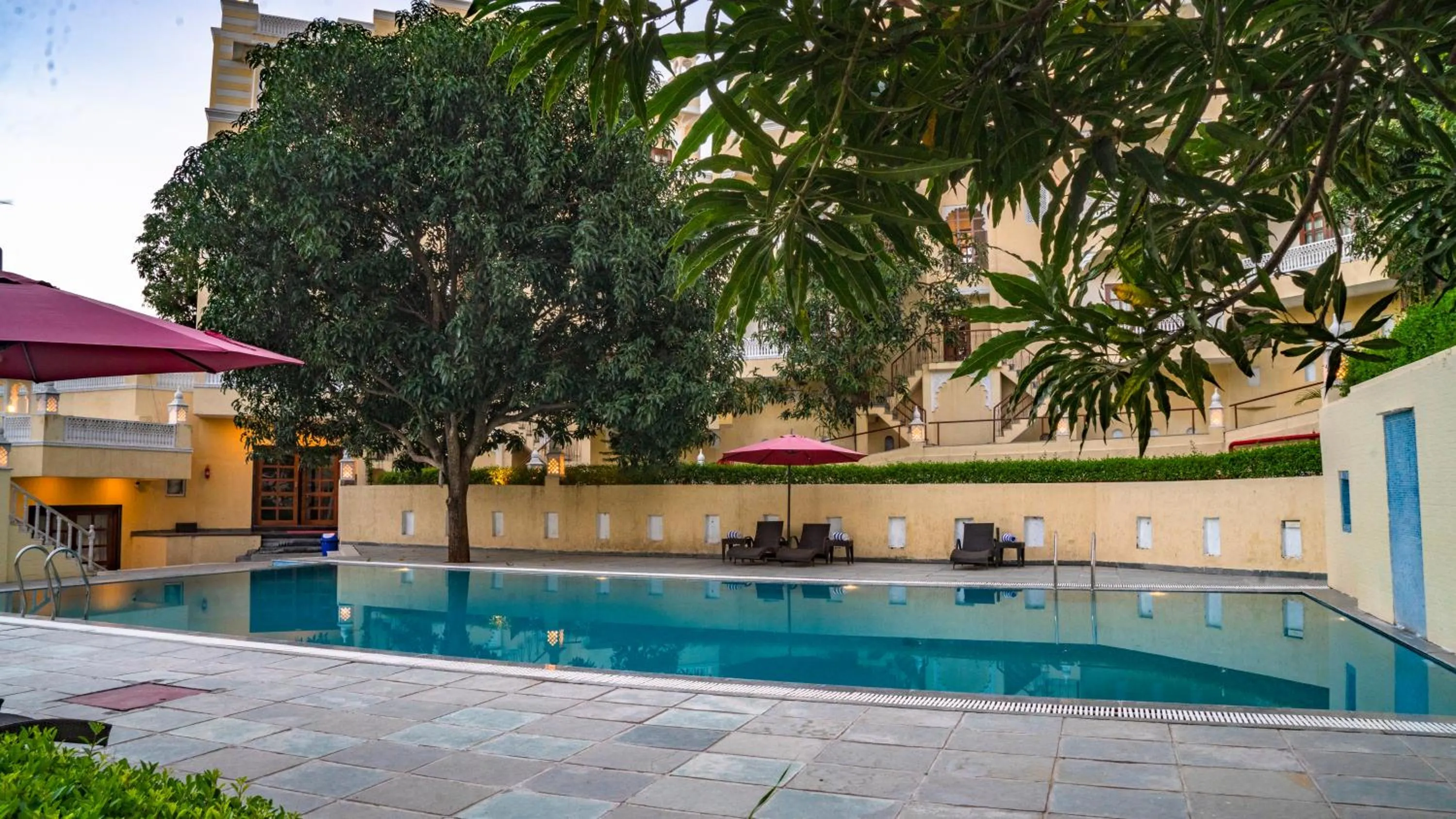 Swimming pool in The Everest Hill Resort & Spa-Kumbhalgarh