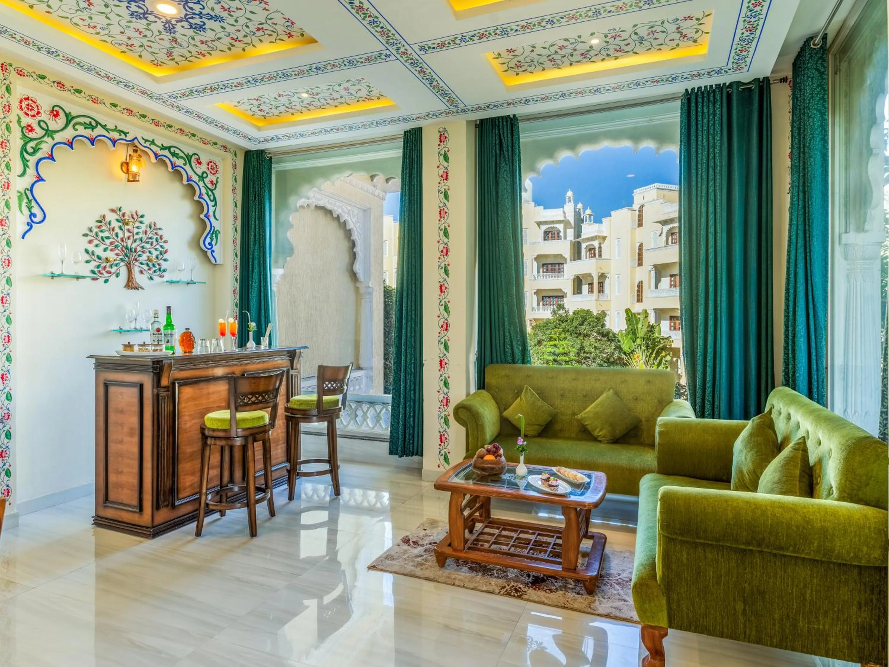 Living room in The Everest Hill Resort & Spa-Kumbhalgarh