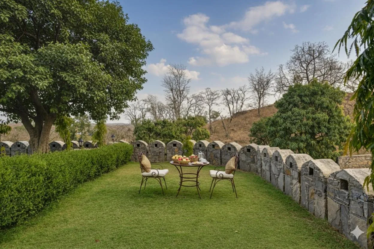 Garden in The Everest Hill Resort & Spa-Kumbhalgarh