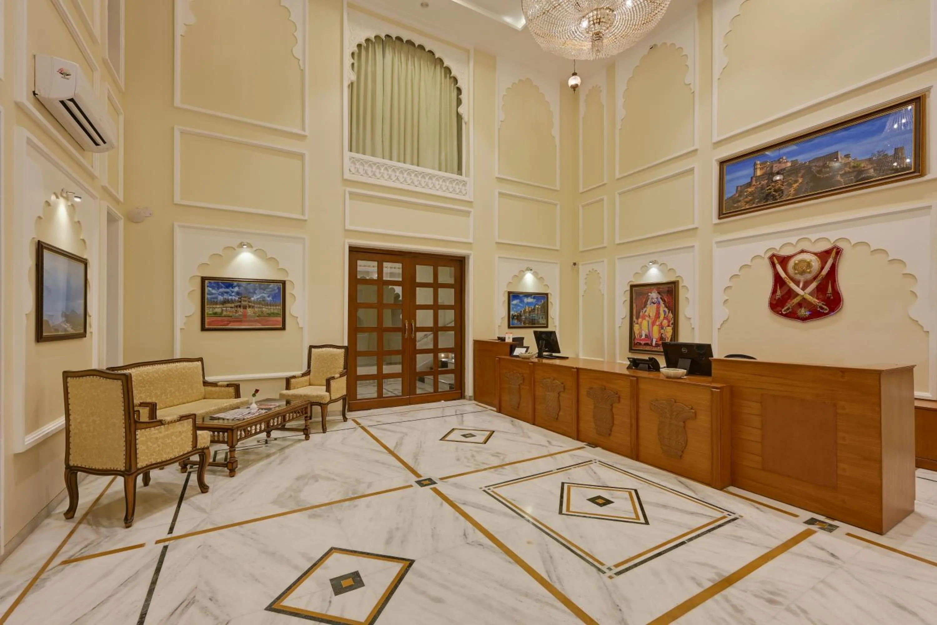 Seating area in The Everest Hill Resort & Spa-Kumbhalgarh