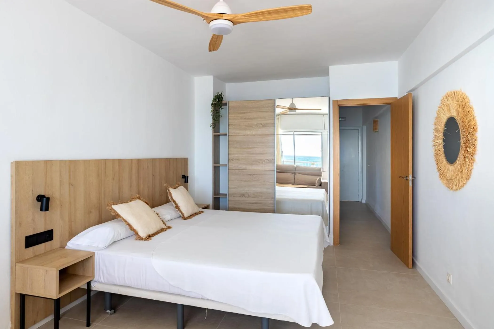 Bedroom, Bed in Apartamentos Mirador