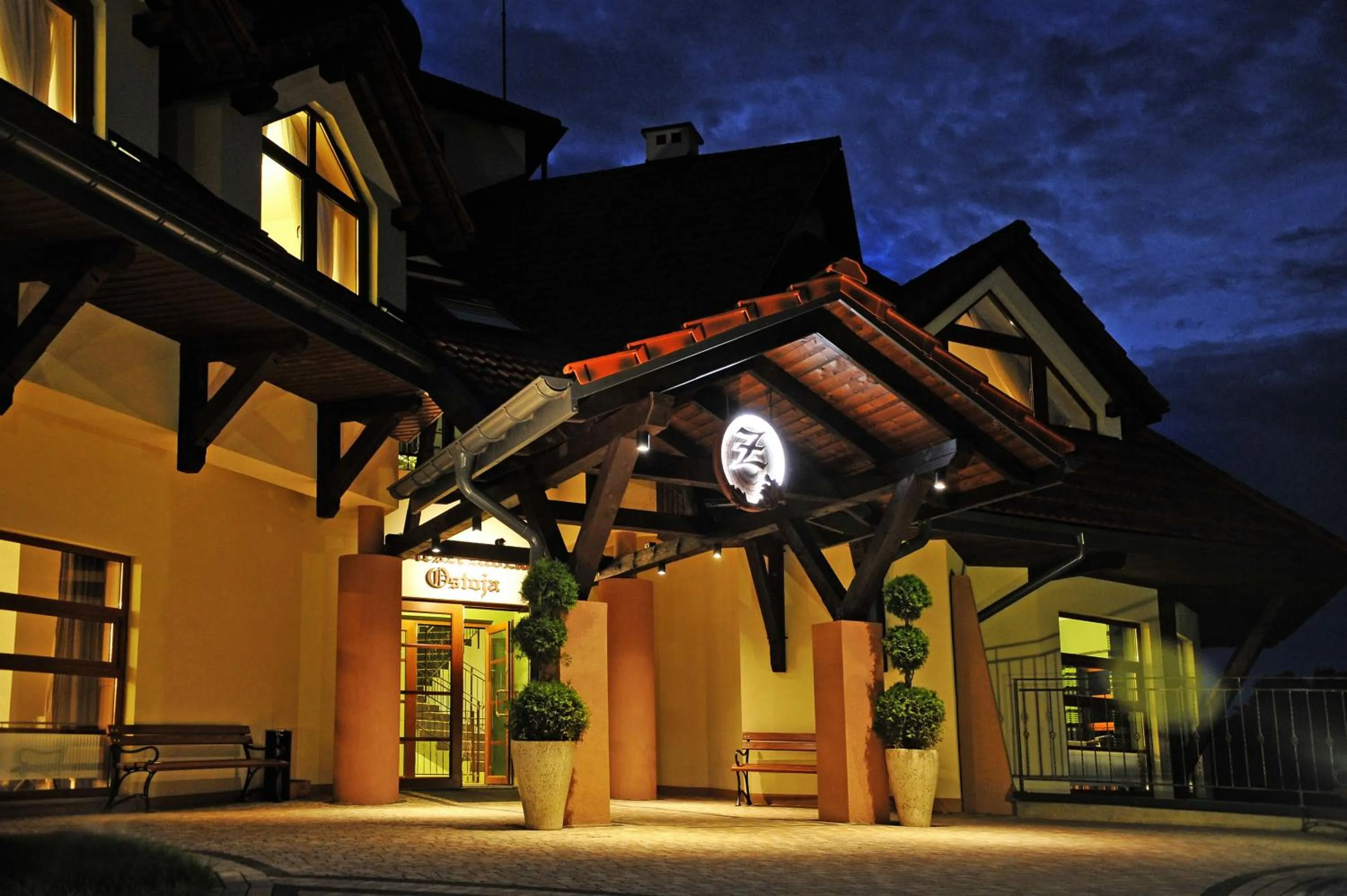 Facade/entrance in Zajazd Bieszczadzka Ostoja