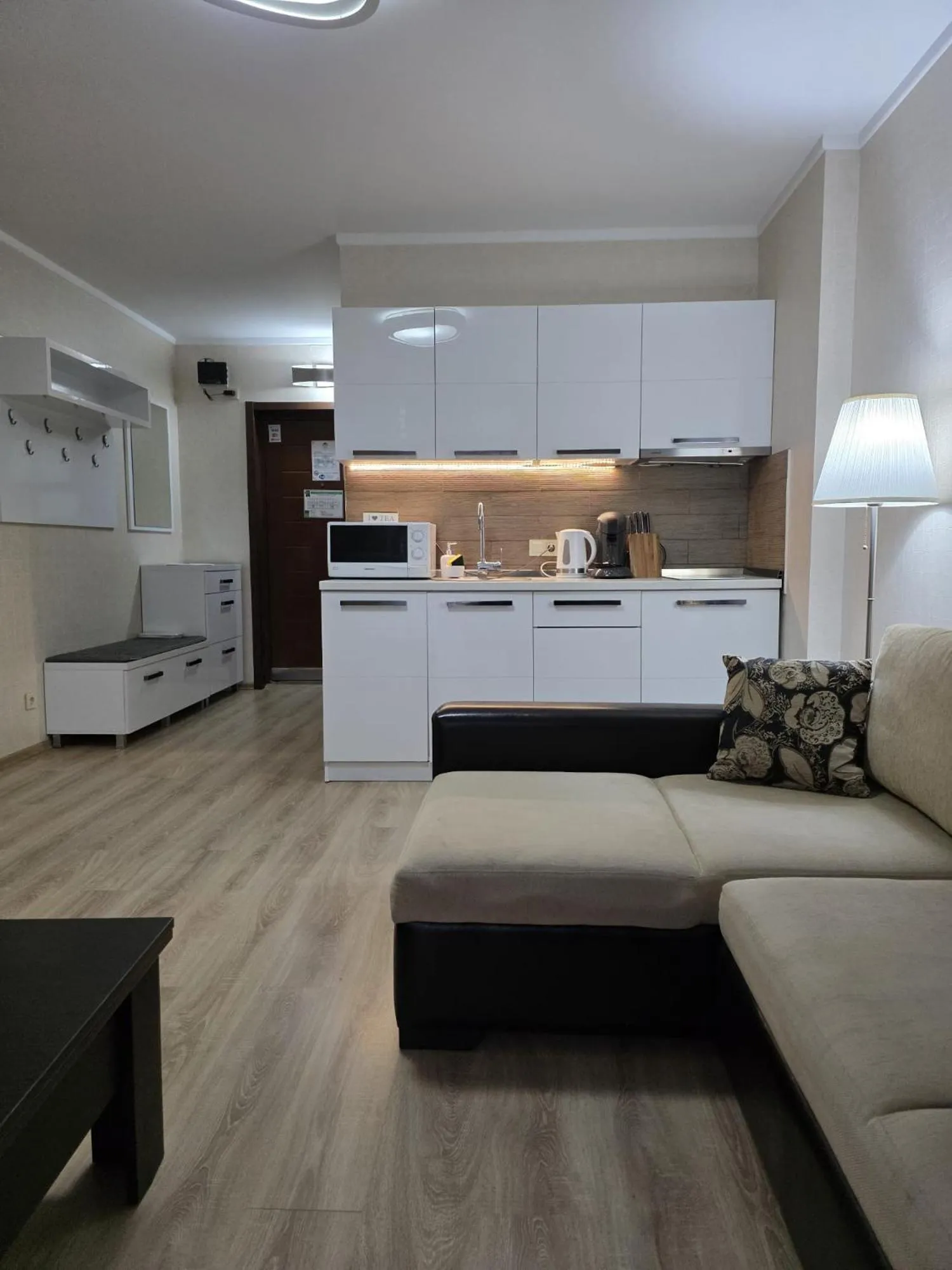 Communal kitchen in Aparthotel Holiday Lux Batumi