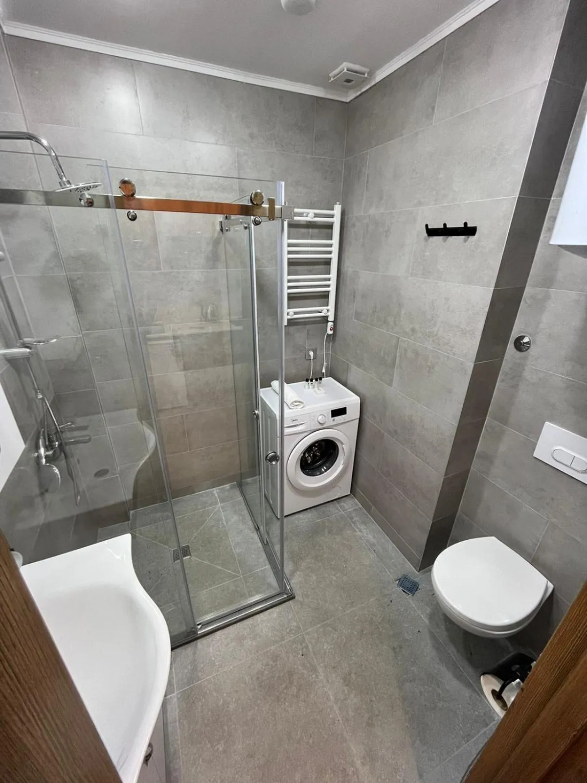 Bathroom in Aparthotel Holiday Lux Batumi