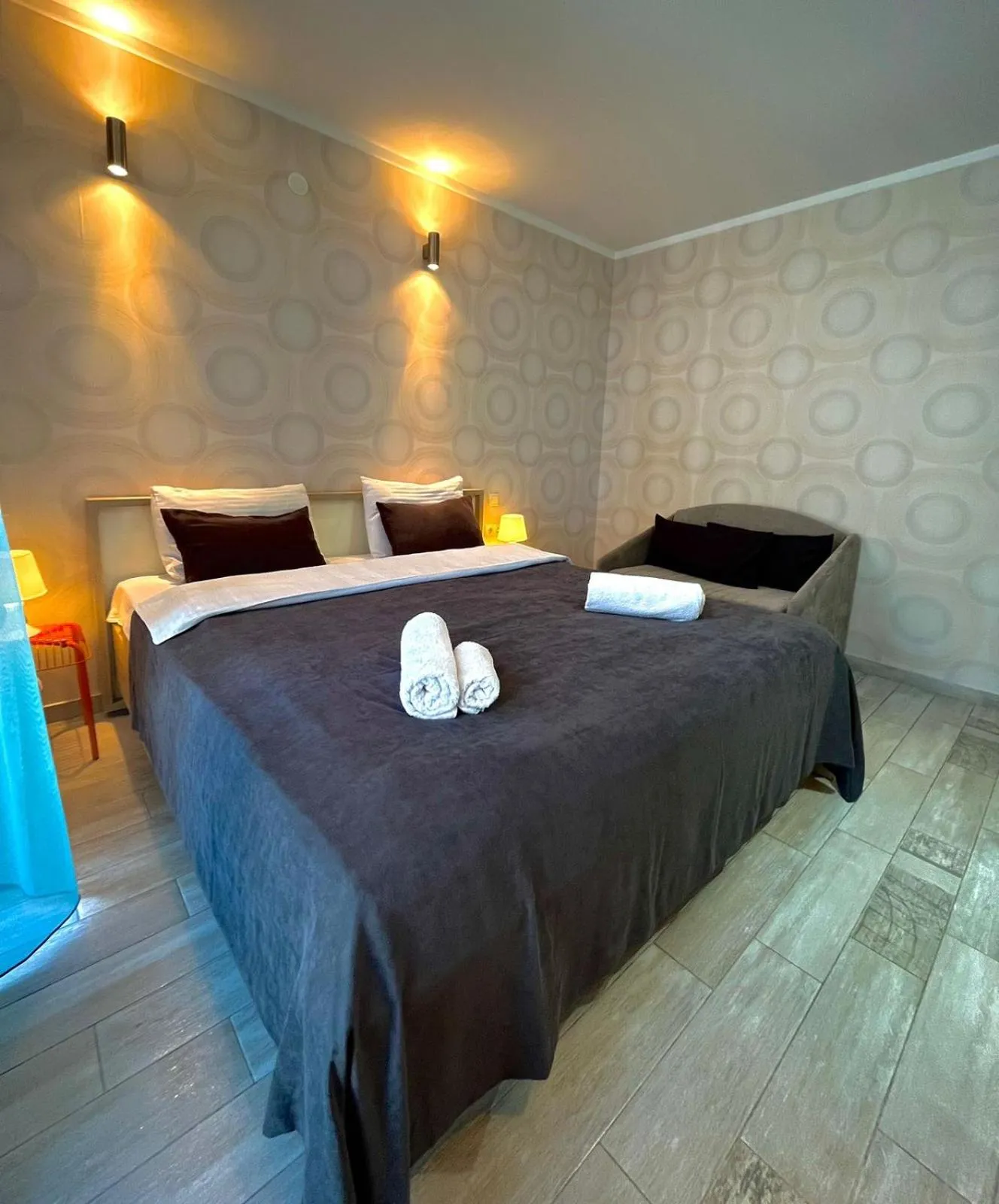 Bed in Aparthotel Holiday Lux Batumi