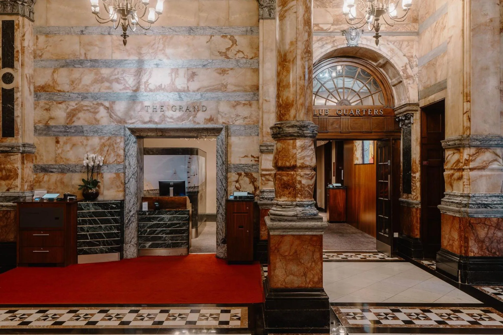Lobby or reception in Club Quarters Hotel Trafalgar Square, London