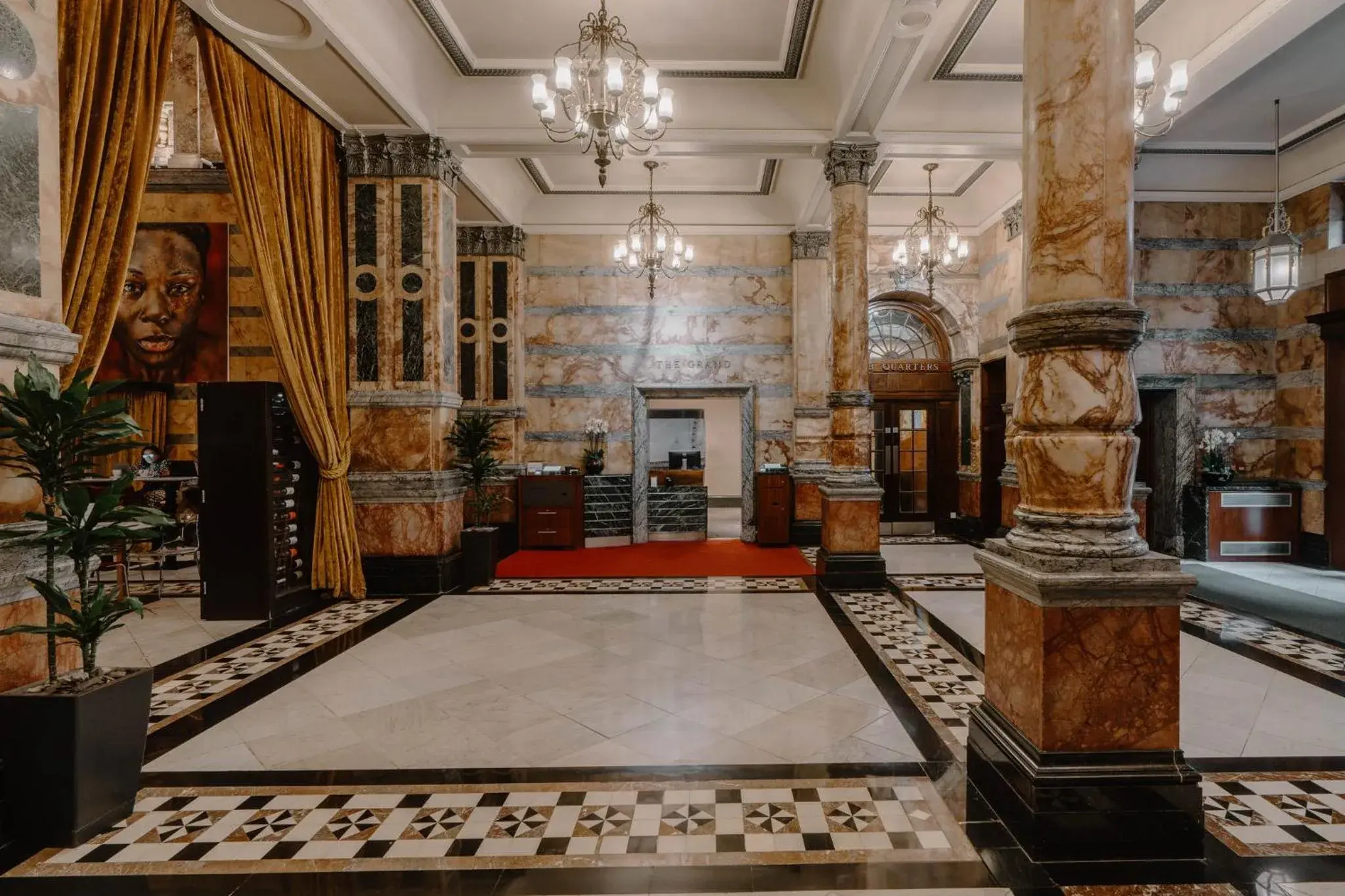 Lobby or reception in Club Quarters Hotel Trafalgar Square, London Lobby or reception in Club Quarters Hotel Trafalgar Square, London