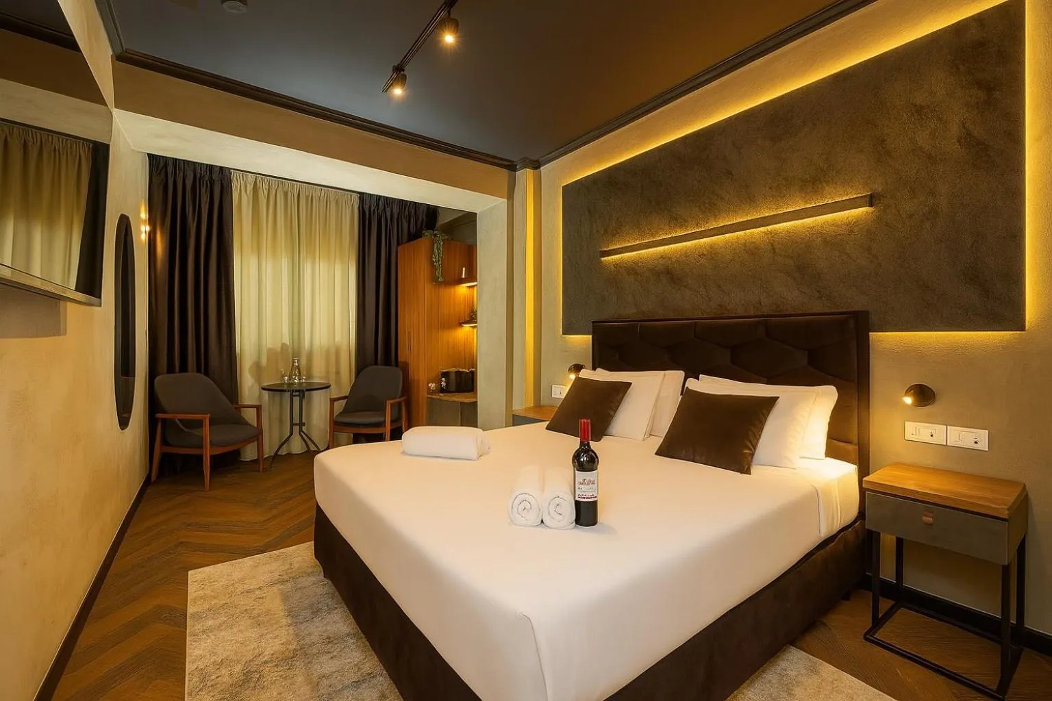 Photo of the whole room, Bed in Mamilla view URBAN - Boutique hotel
