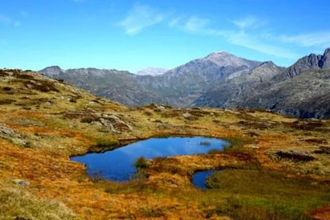 Natural landscape in Oustalet