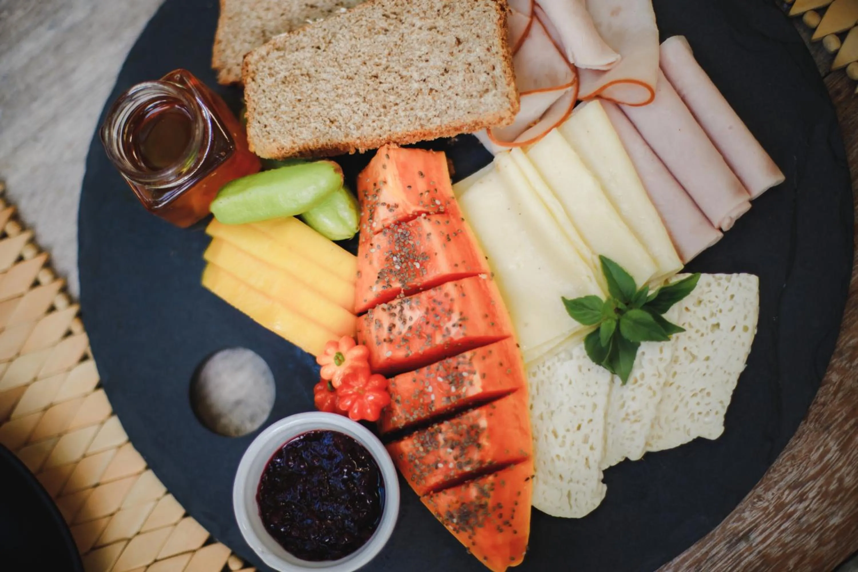 Food and drinks in Pousada Seis e Meia