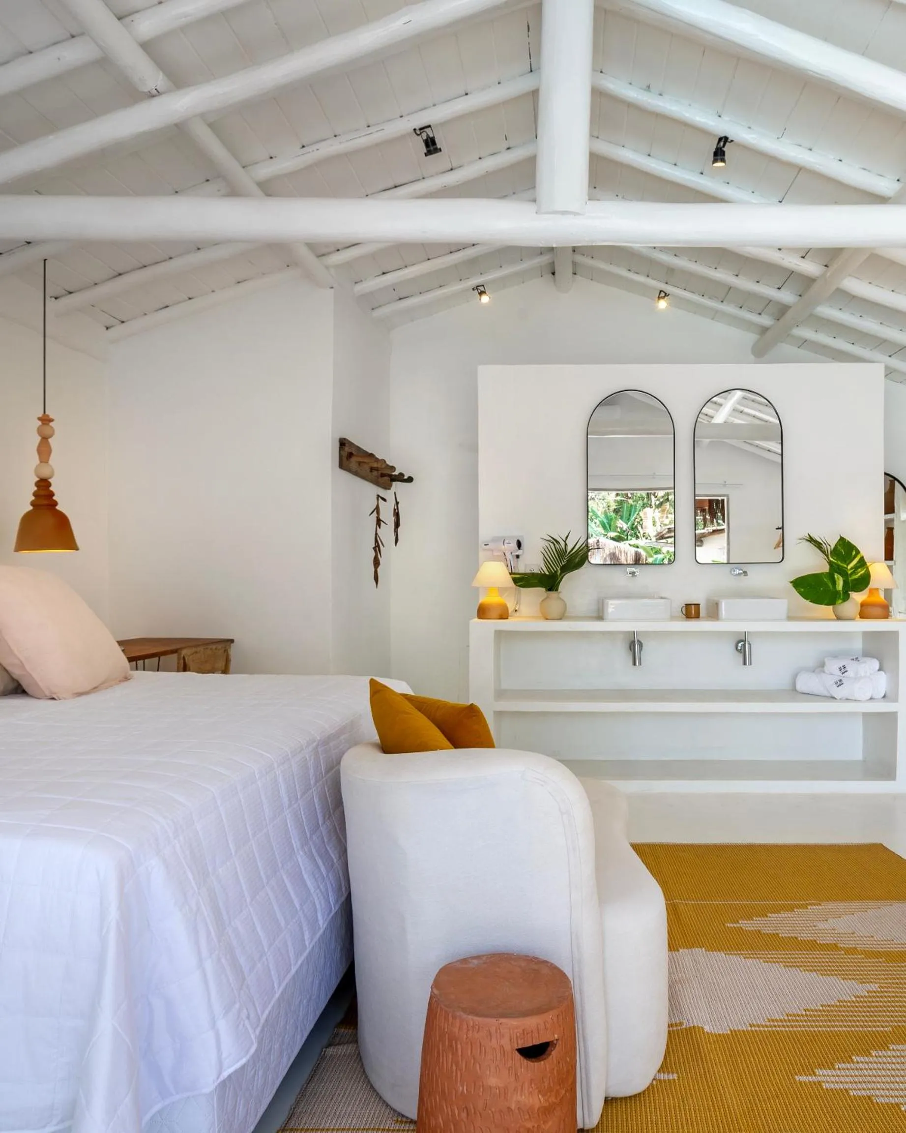 Bedroom, Bed in Pousada Seis e Meia