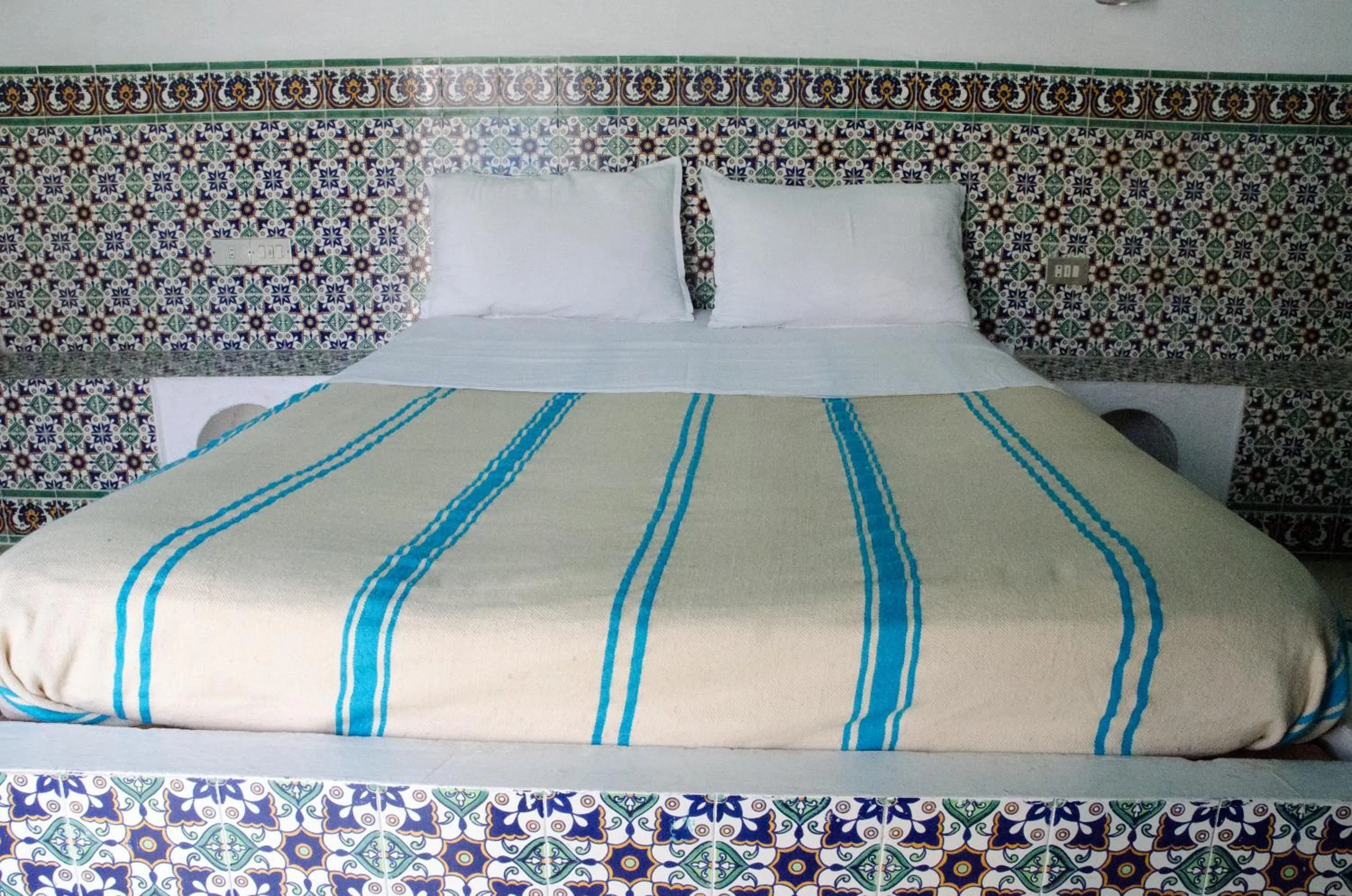 Bed in Hôtel Djerba Erriadh