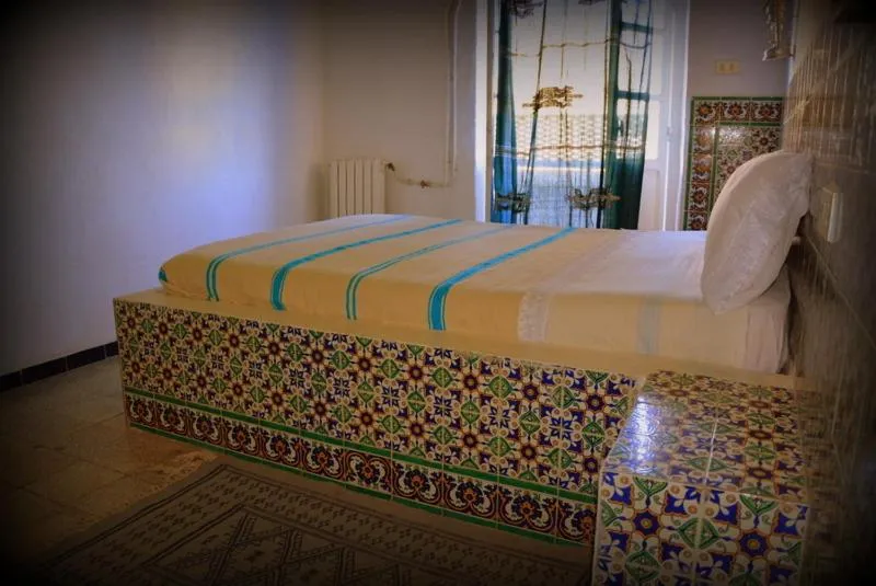 Bed in Hôtel Djerba Erriadh