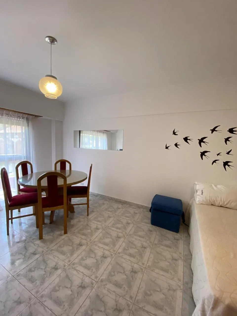 Dining area, Bed in Montecarlo Apartment & Suite