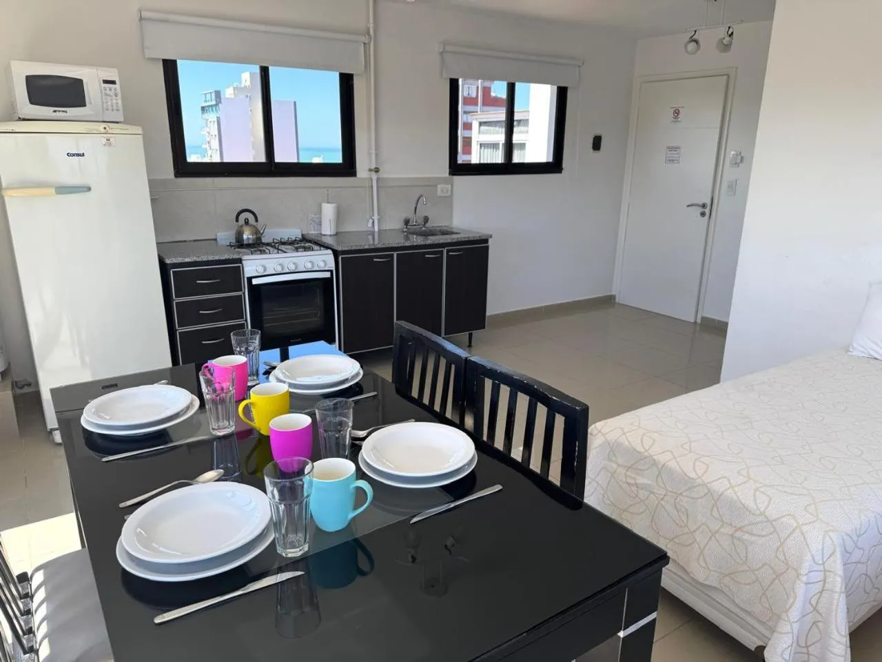 Kitchen or kitchenette in Montecarlo Apartment & Suite