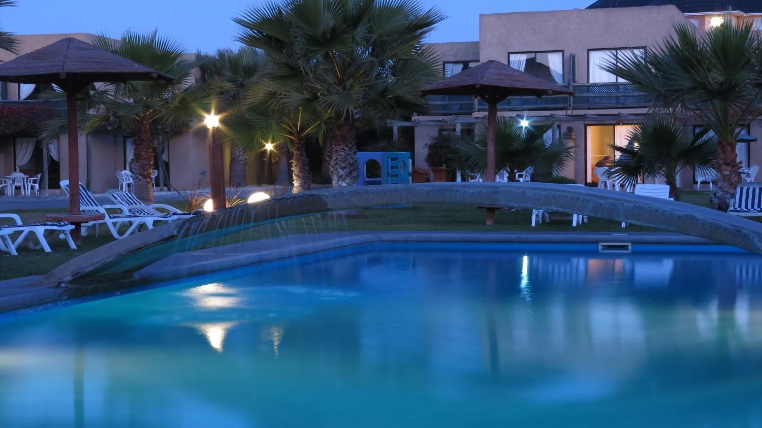 Pool view in Apart Hotel Gran Pacifico