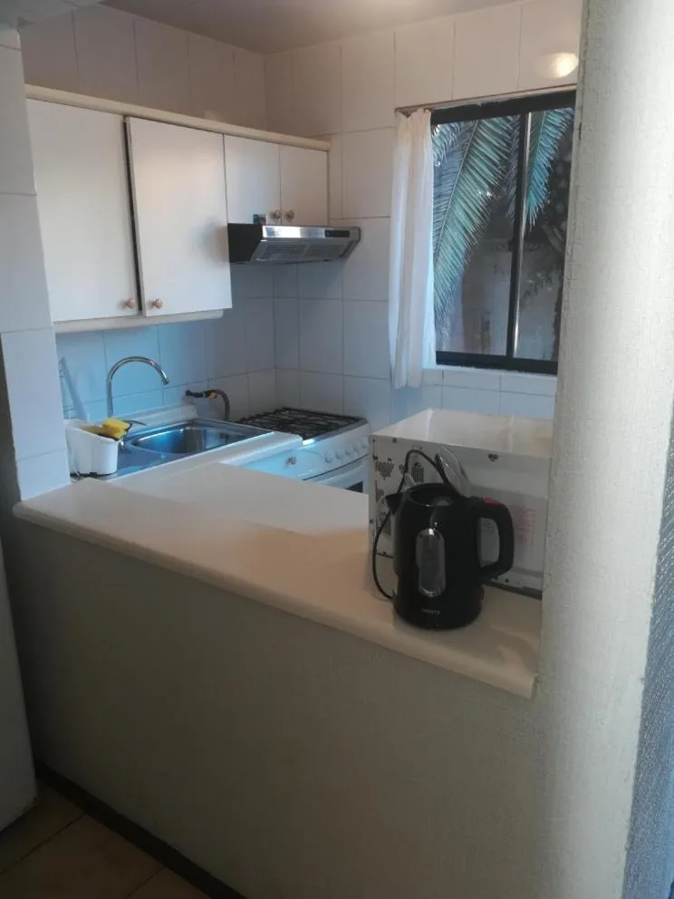 Kitchen or kitchenette in Apart Hotel Gran Pacifico