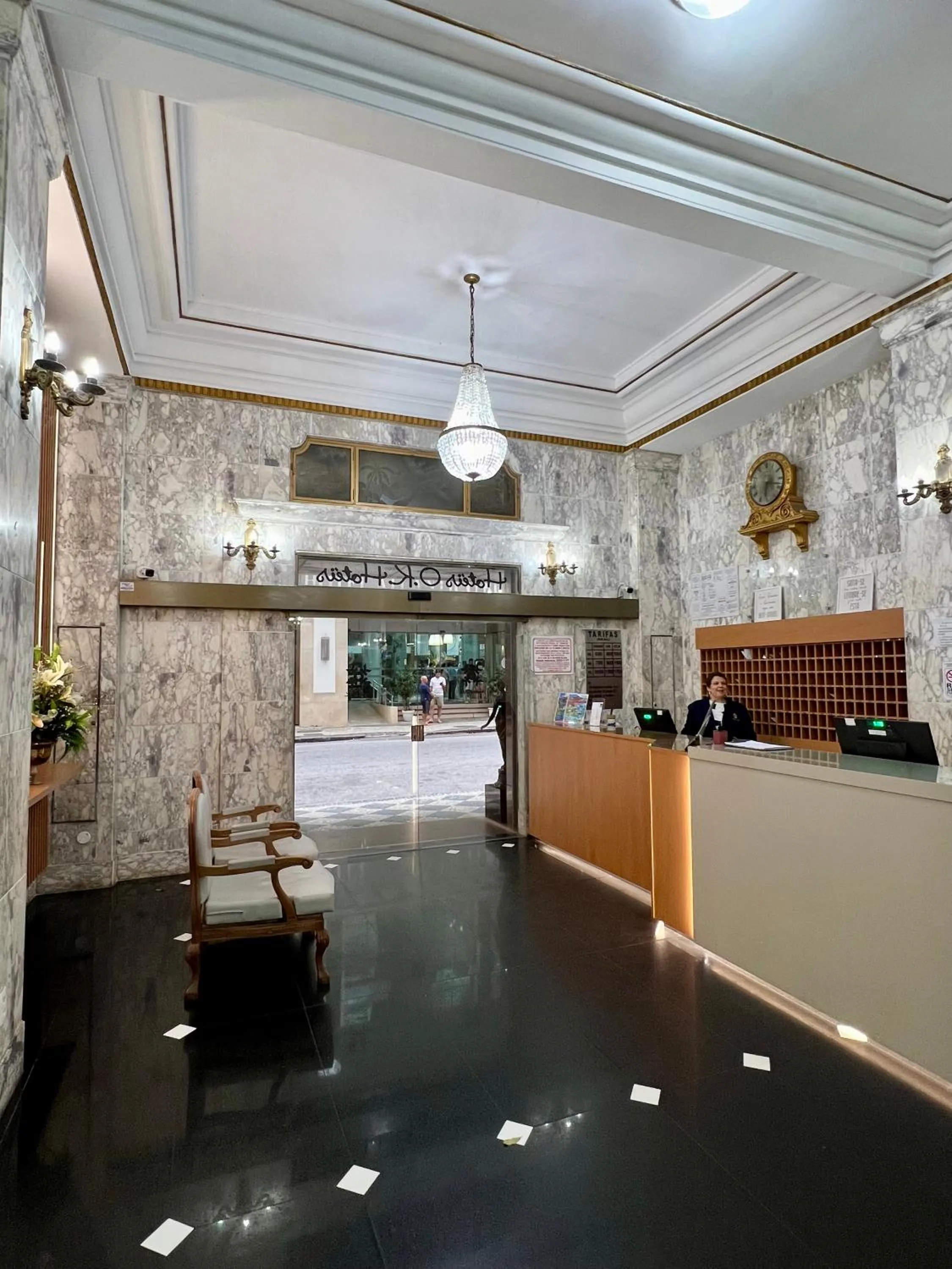 Lobby or reception in Hotel OK