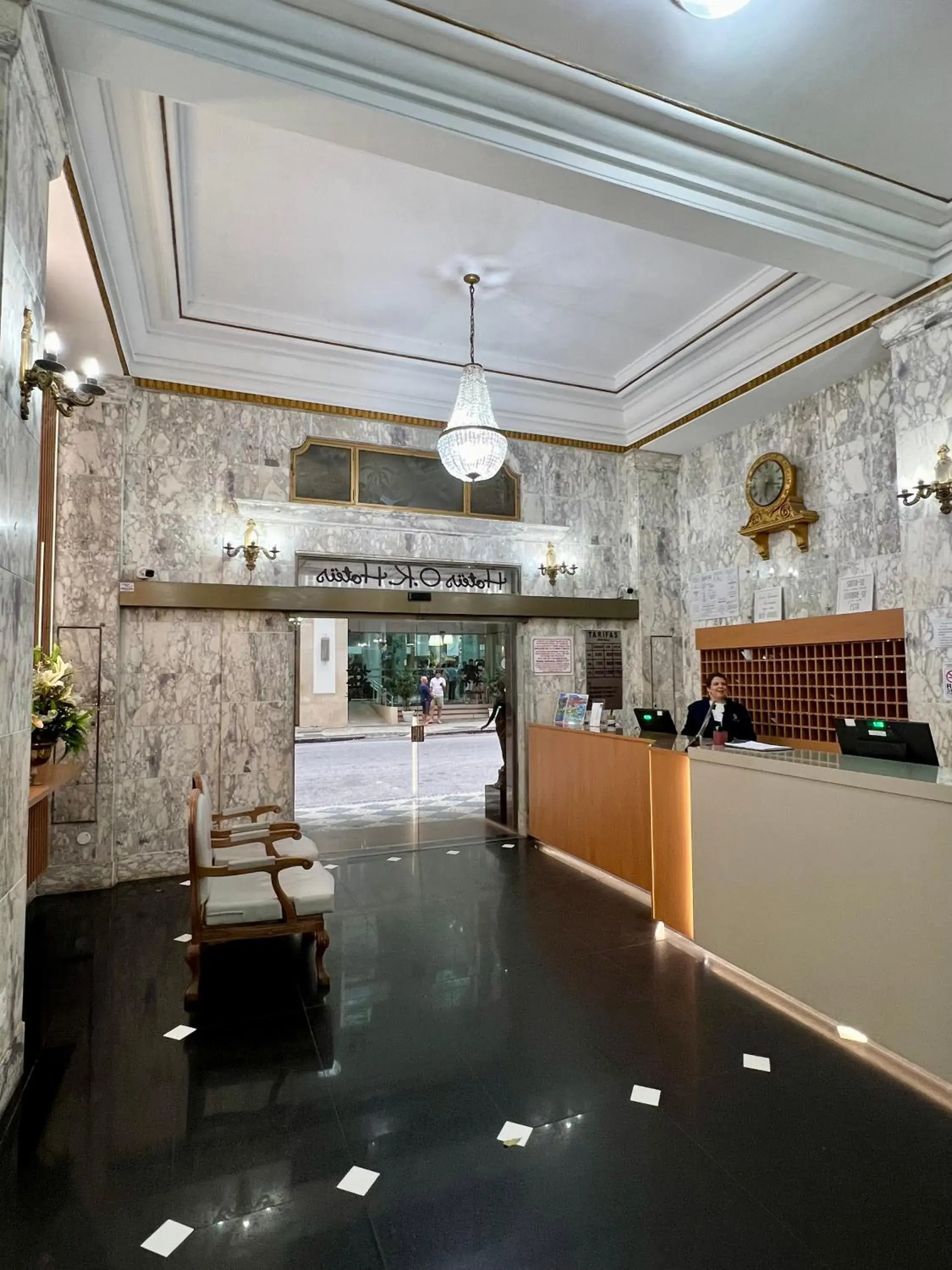 Lobby or reception in Hotel OK Lobby or reception in Hotel OK