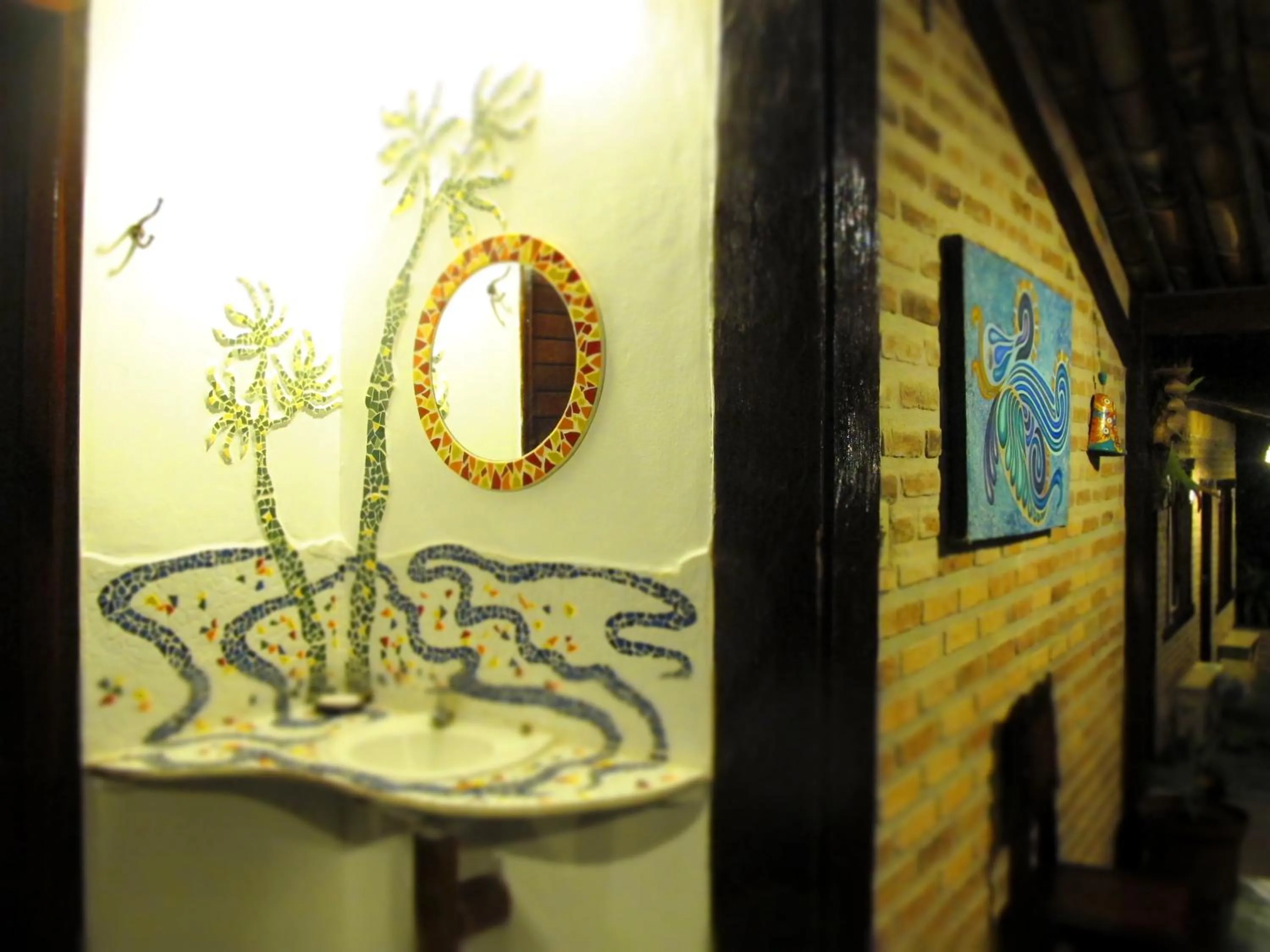 Bathroom in Pousada Mar Aberto