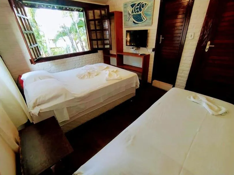 Bed in Pousada Mar Aberto