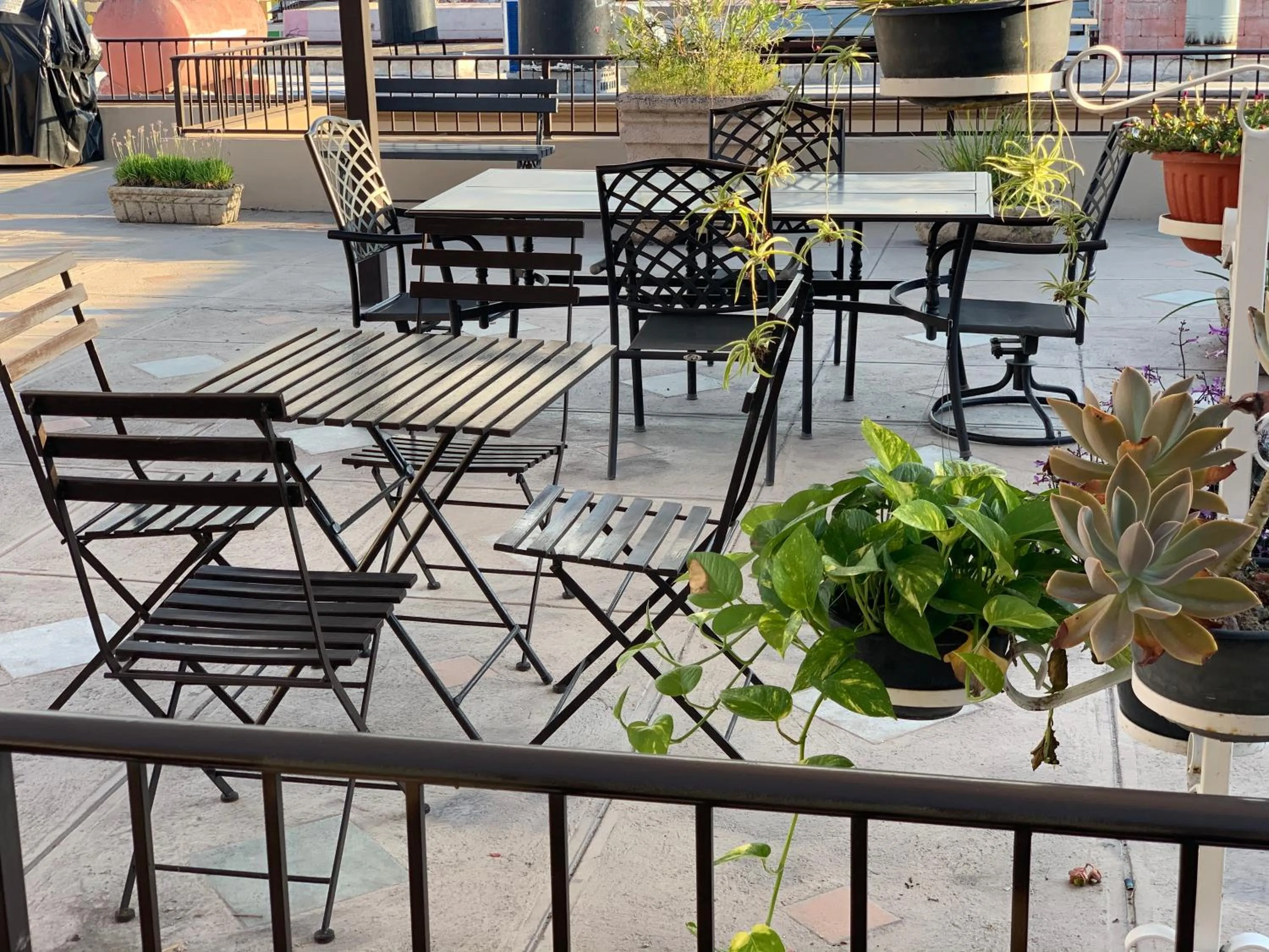 Patio in Casagrande Hotel