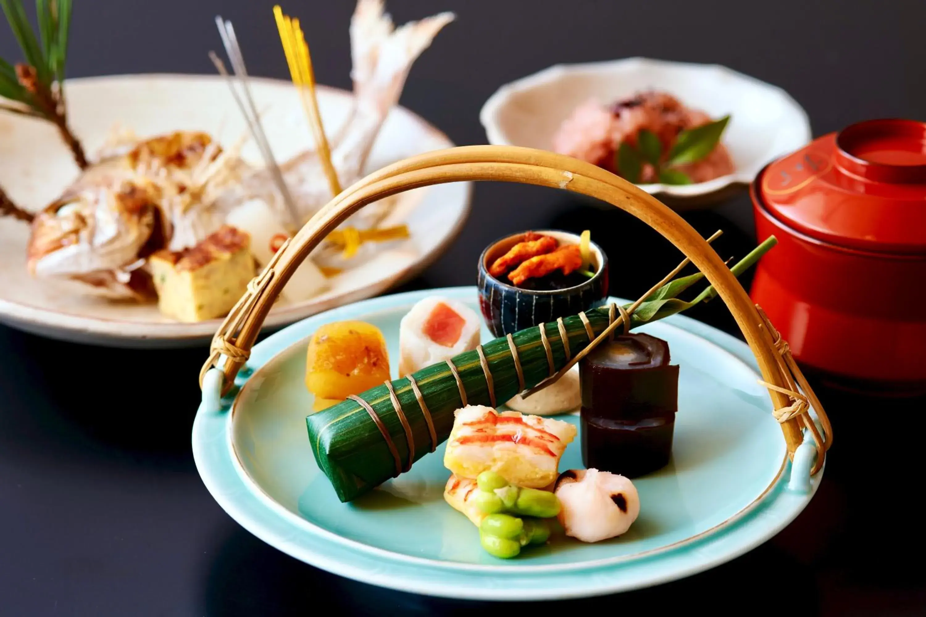 Food close-up in Genmyoan Food close-up in Genmyoan