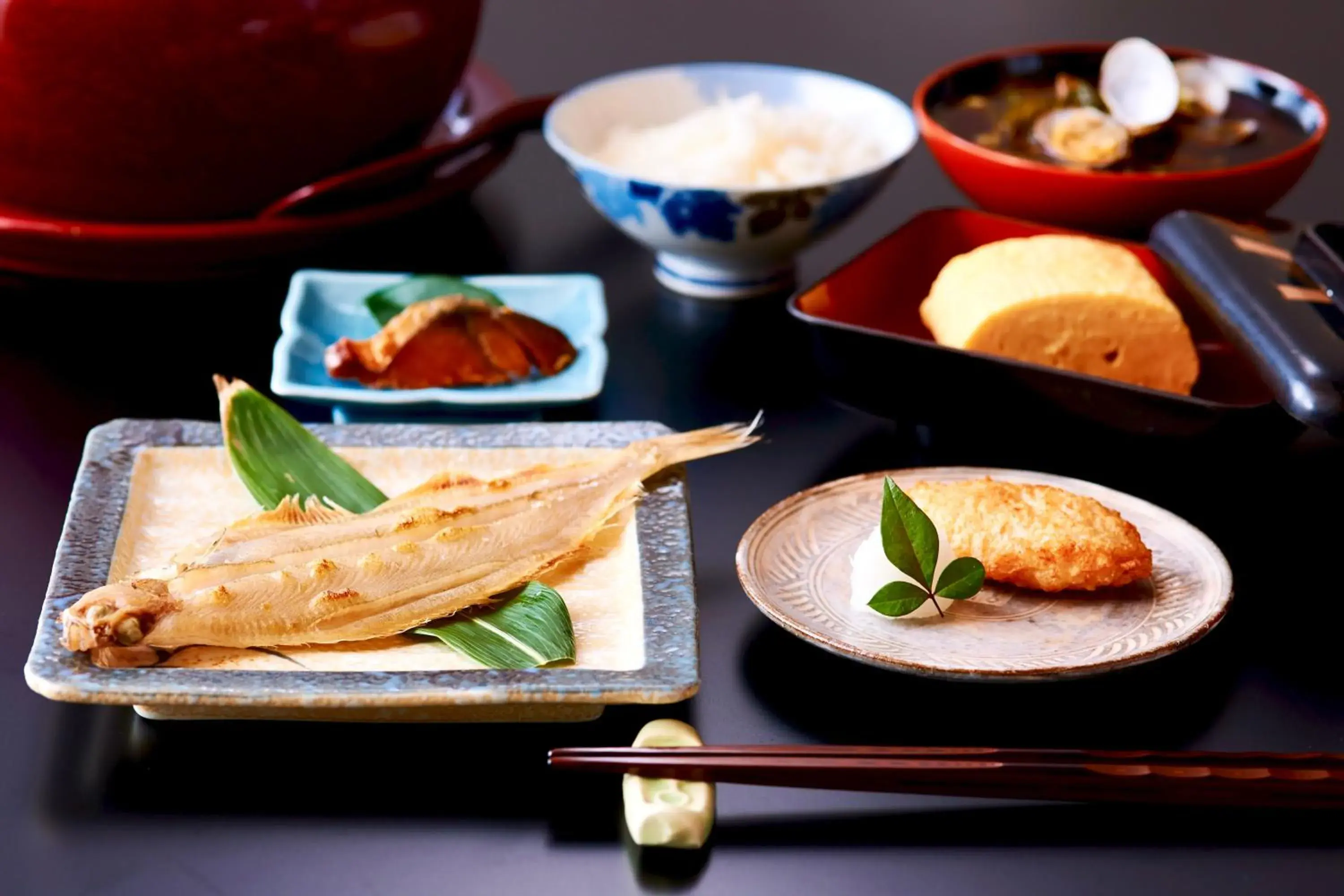 Food close-up in Genmyoan Food close-up in Genmyoan