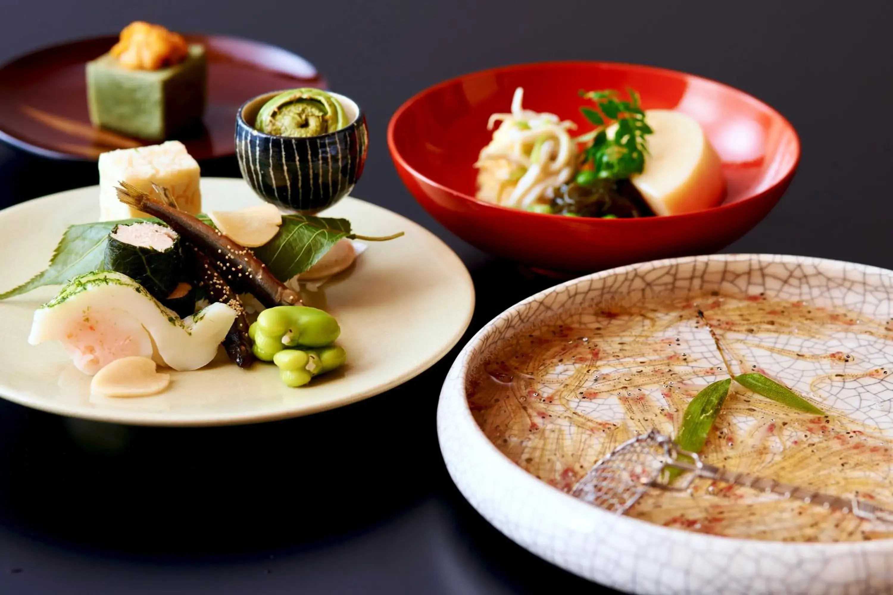 Food close-up in Genmyoan Food close-up in Genmyoan