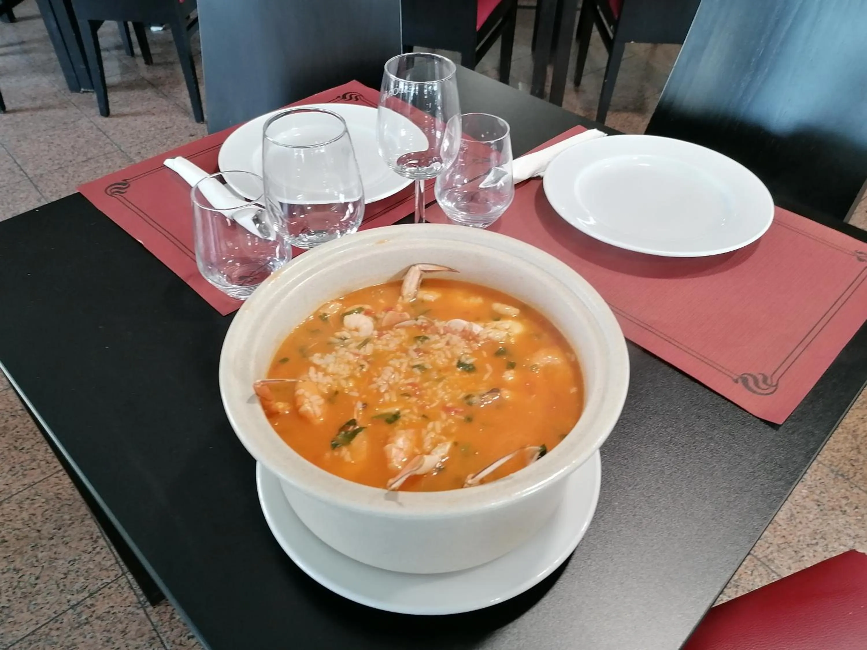 Lunch in Hotel Oceano