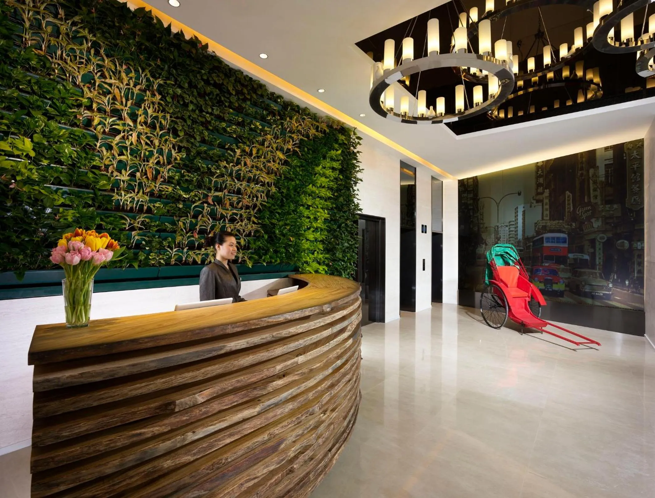 Lobby or reception in Hotel Madera Hong Kong