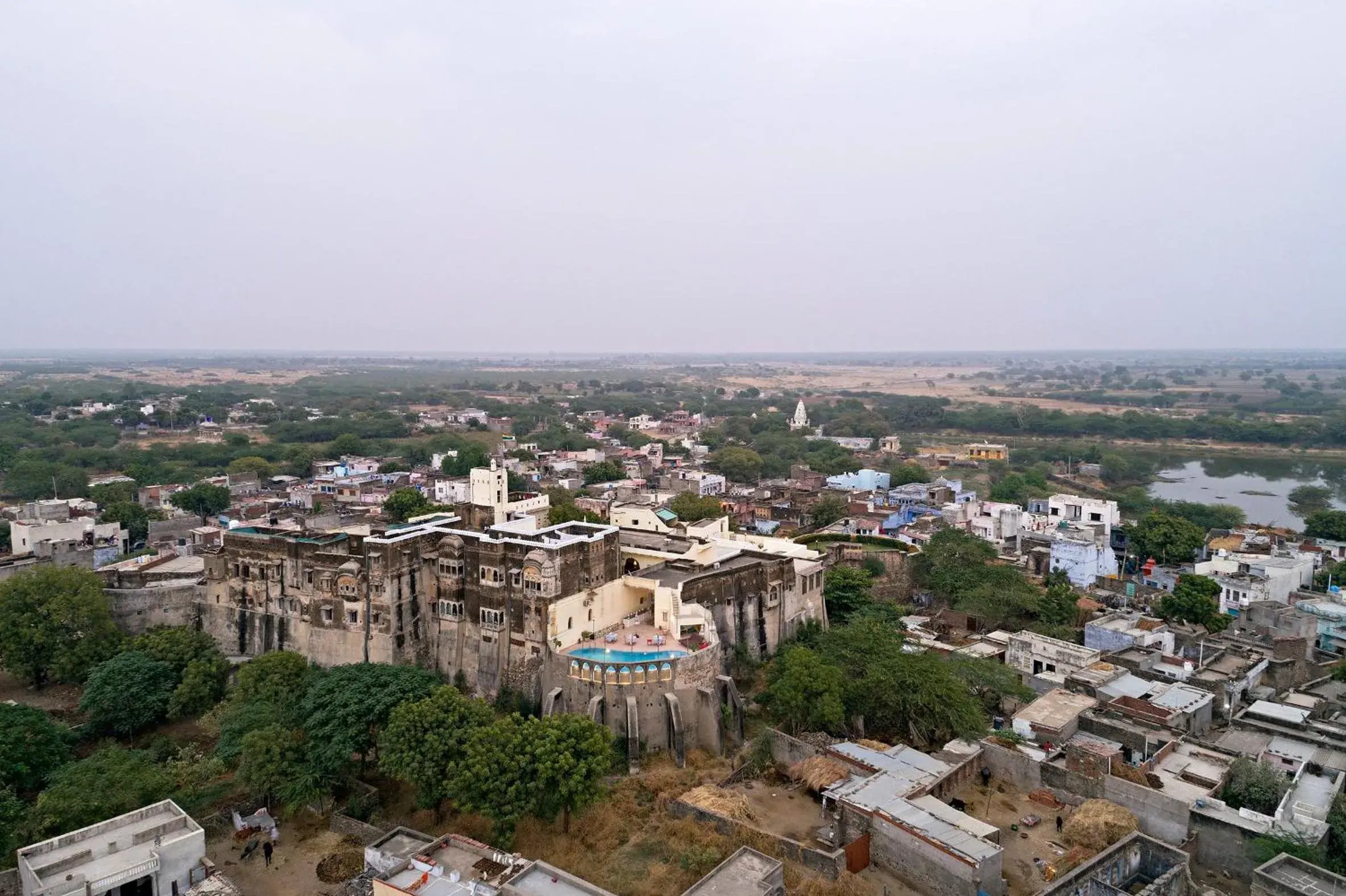 Bird's eye view in Fort Barli - A 16th Century Castle Bird's eye view in Fort Barli - A 16th Century Castle