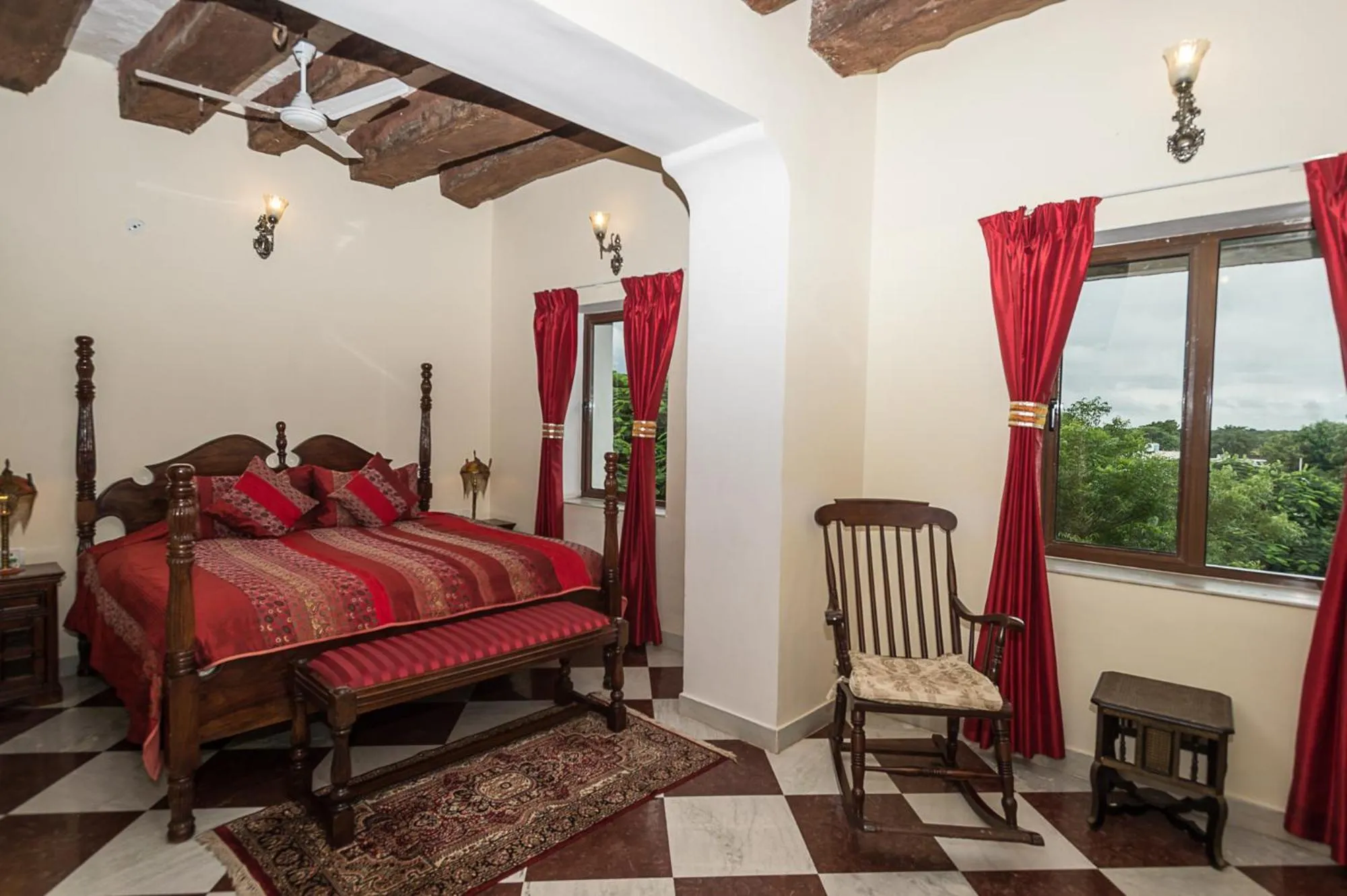 Photo of the whole room, Bed in Fort Barli - A 16th Century Castle