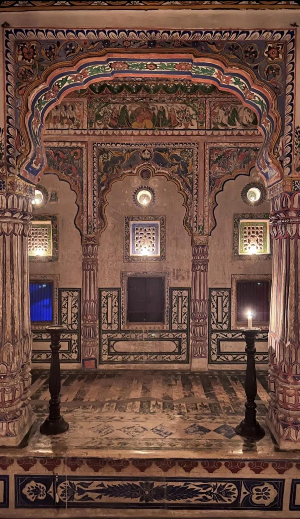 Decorative detail in Fort Barli - A 16th Century Castle