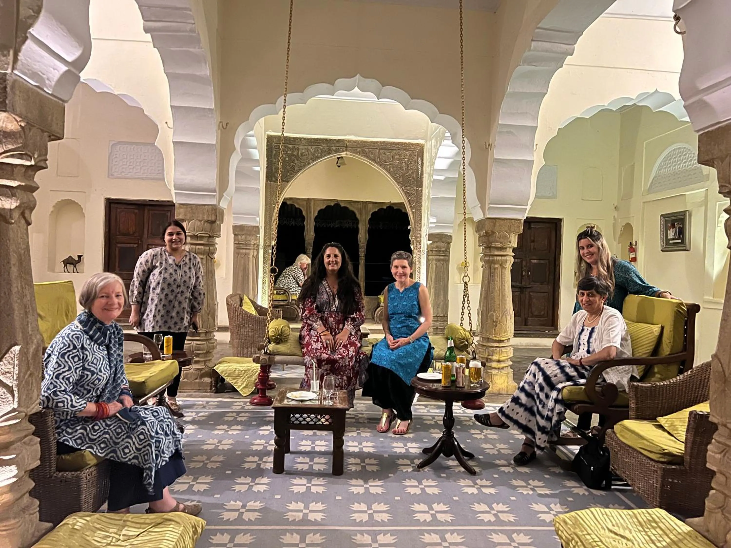 Seating area in Fort Barli - A 16th Century Castle