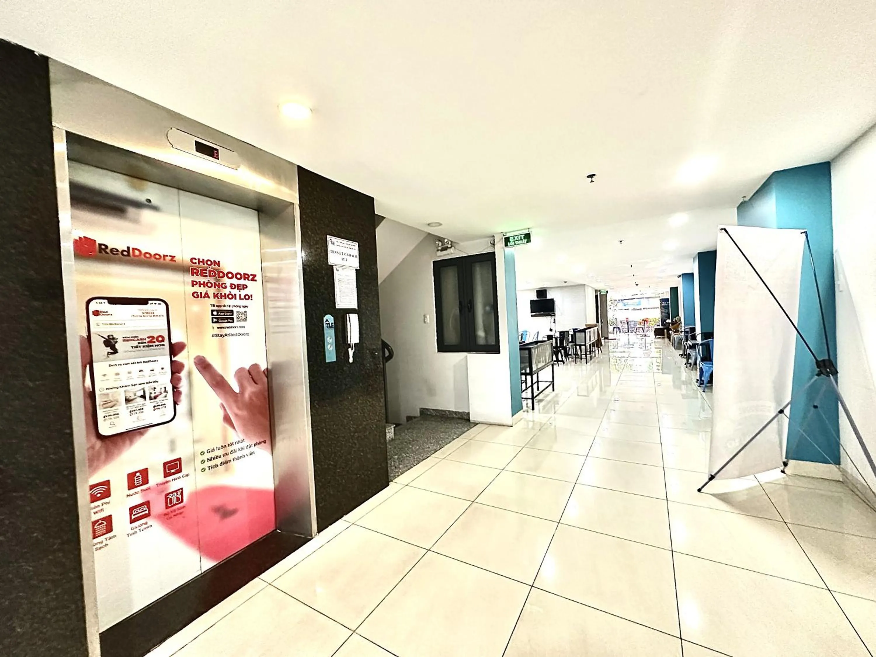 Facade/entrance in The Jade Hotel near Tan Son Nhat Airport